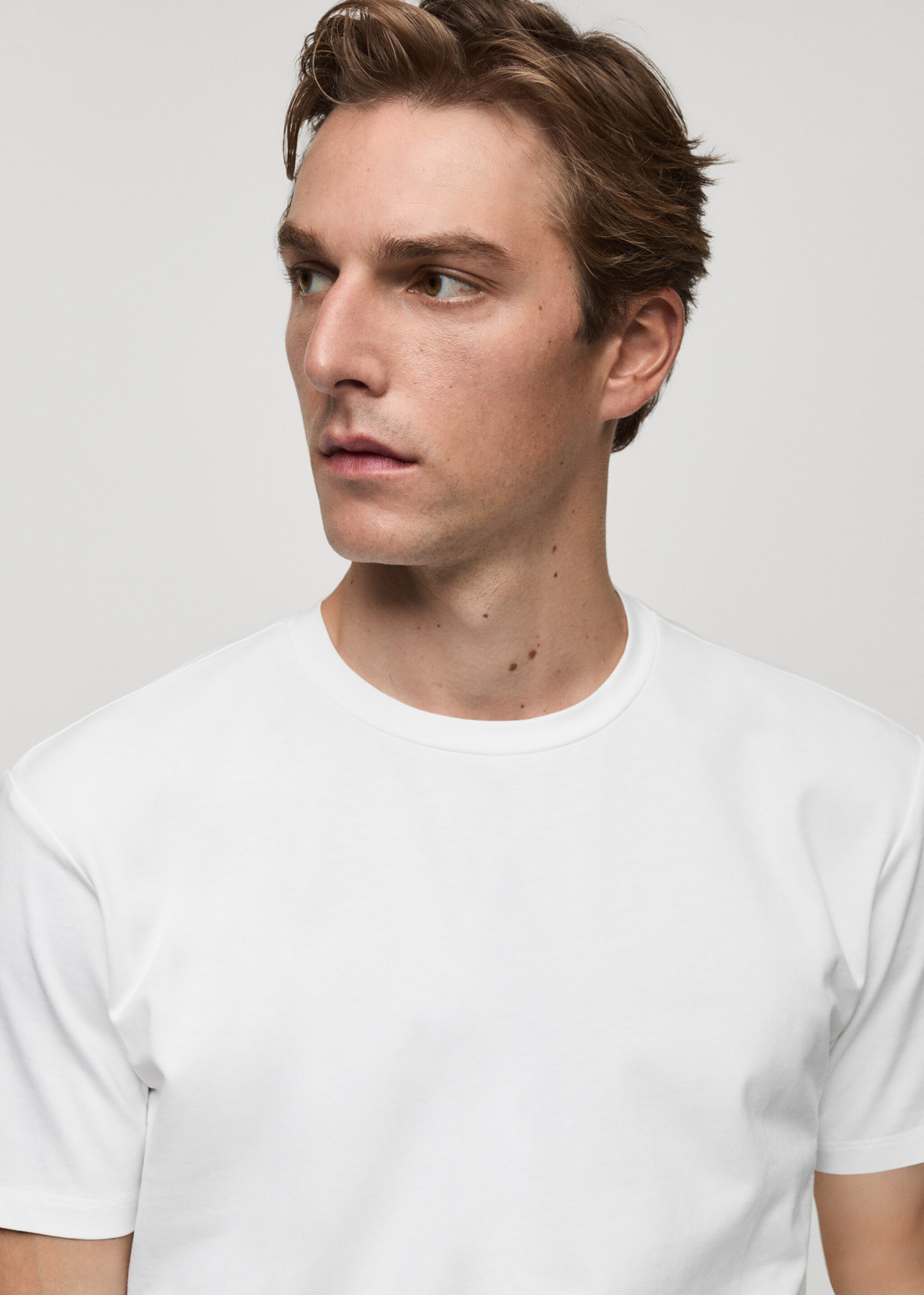 Stretch katoenen T-shirt - Detail van het artikel 1