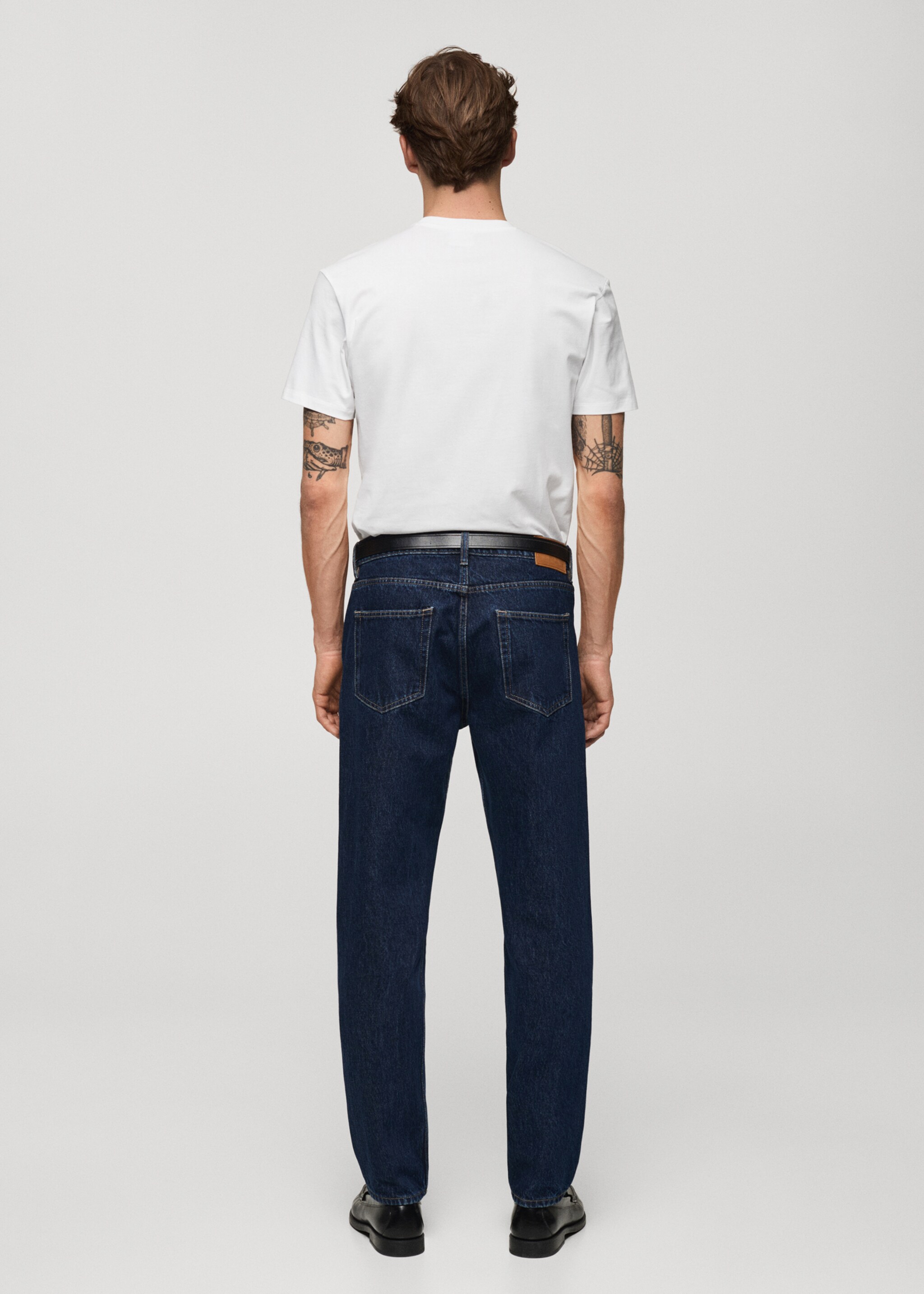 Stretch katoenen T-shirt - Achterkant van het artikel