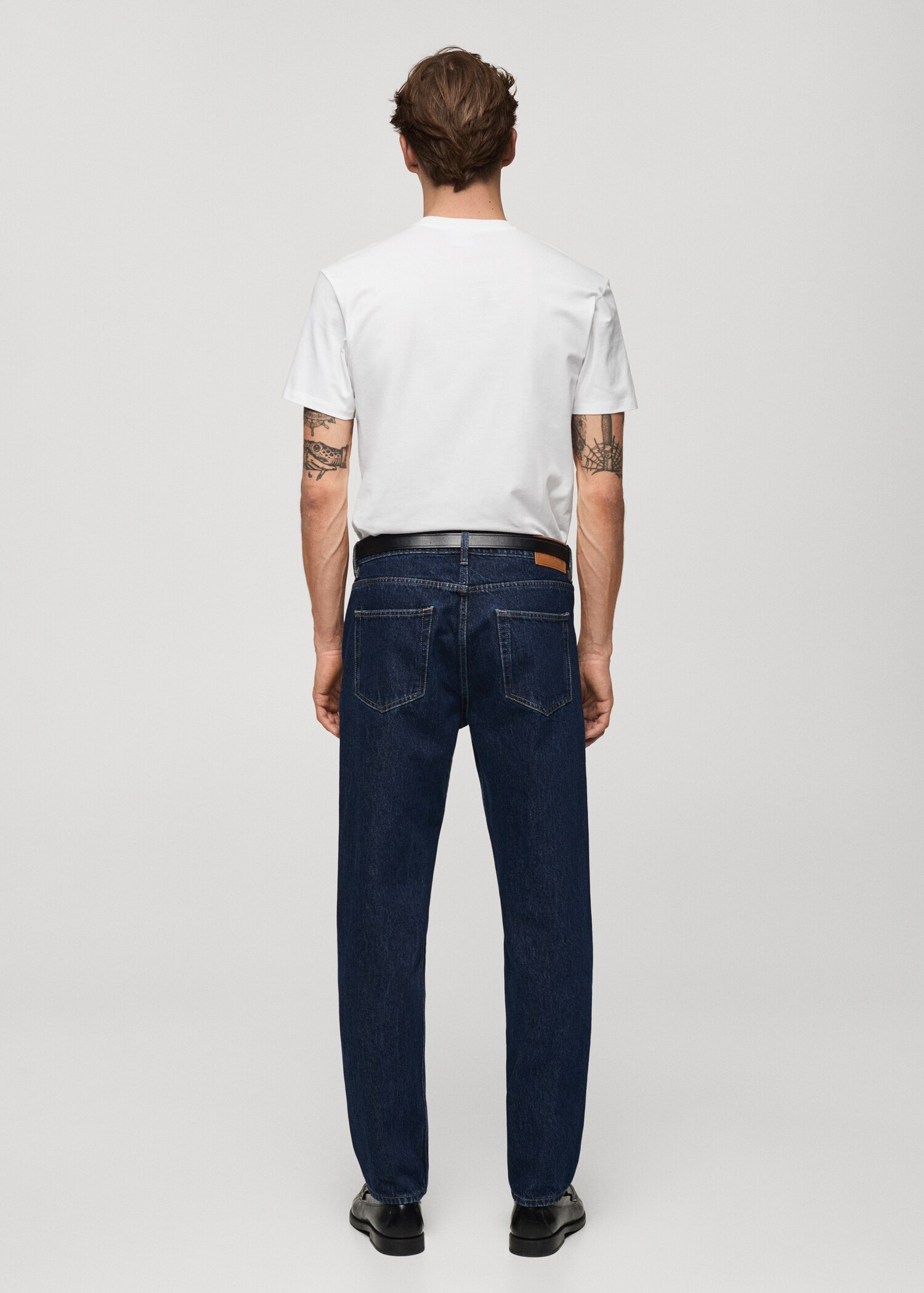 Stretch cotton T-shirt - Reverse of the article