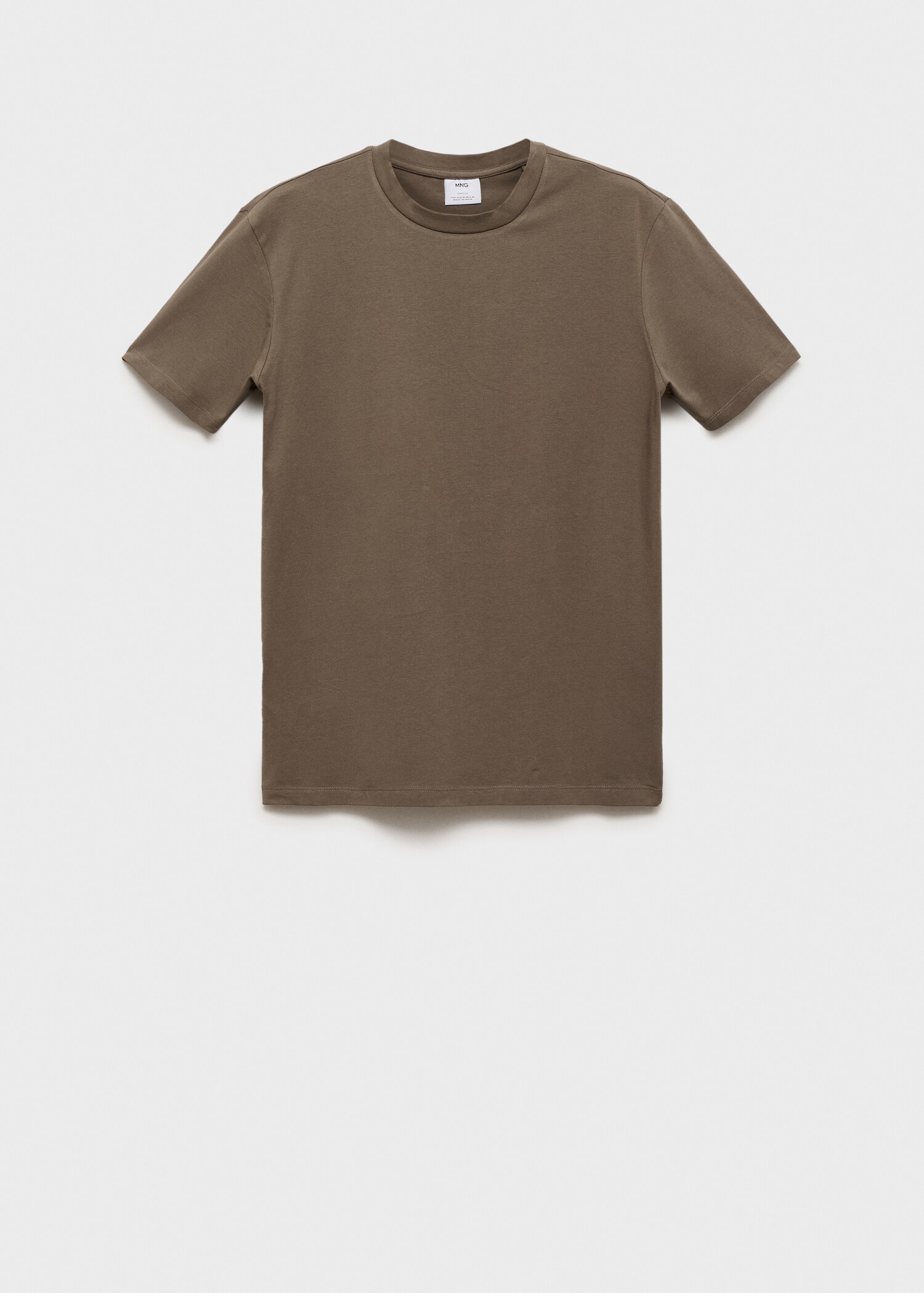 Stretch cotton T-shirt - Article without model