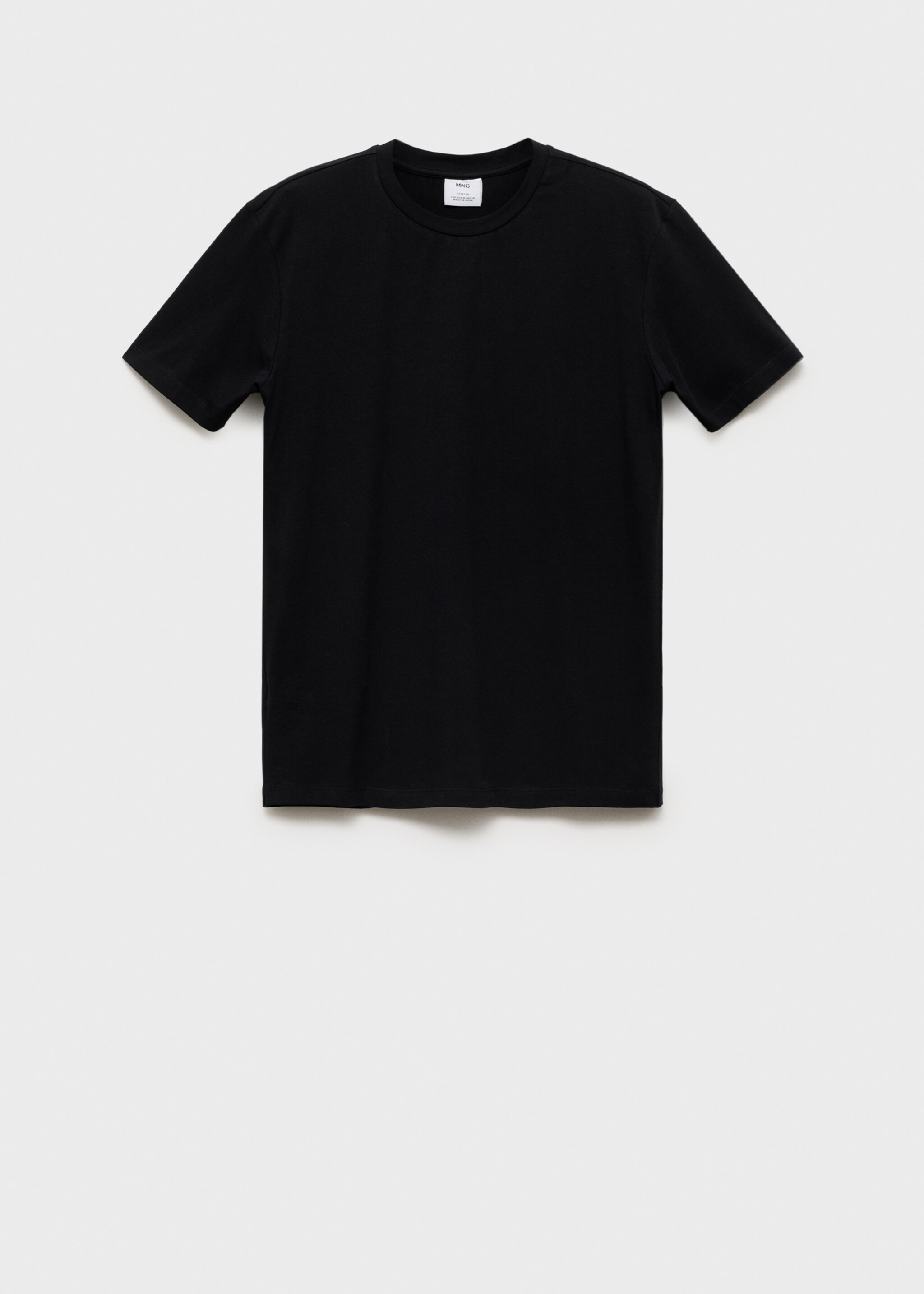 Stretch katoenen T-shirt - Artikel zonder model