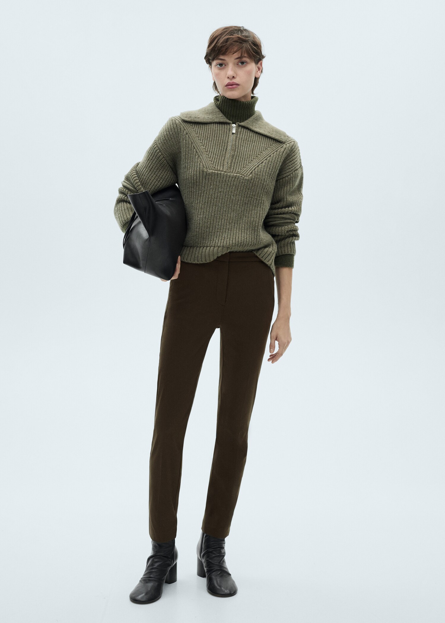 Crop skinny trousers - General plane