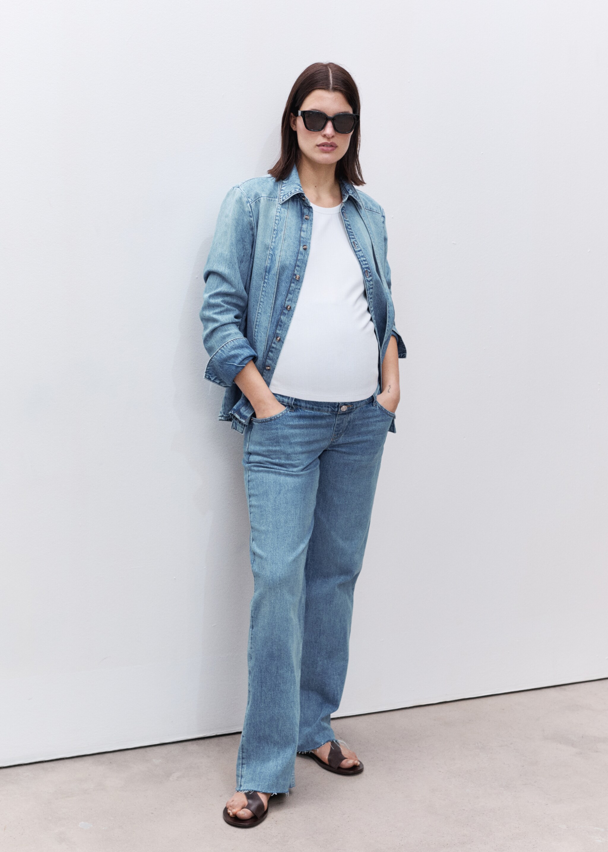 Maternity wideleg jeans - General plane