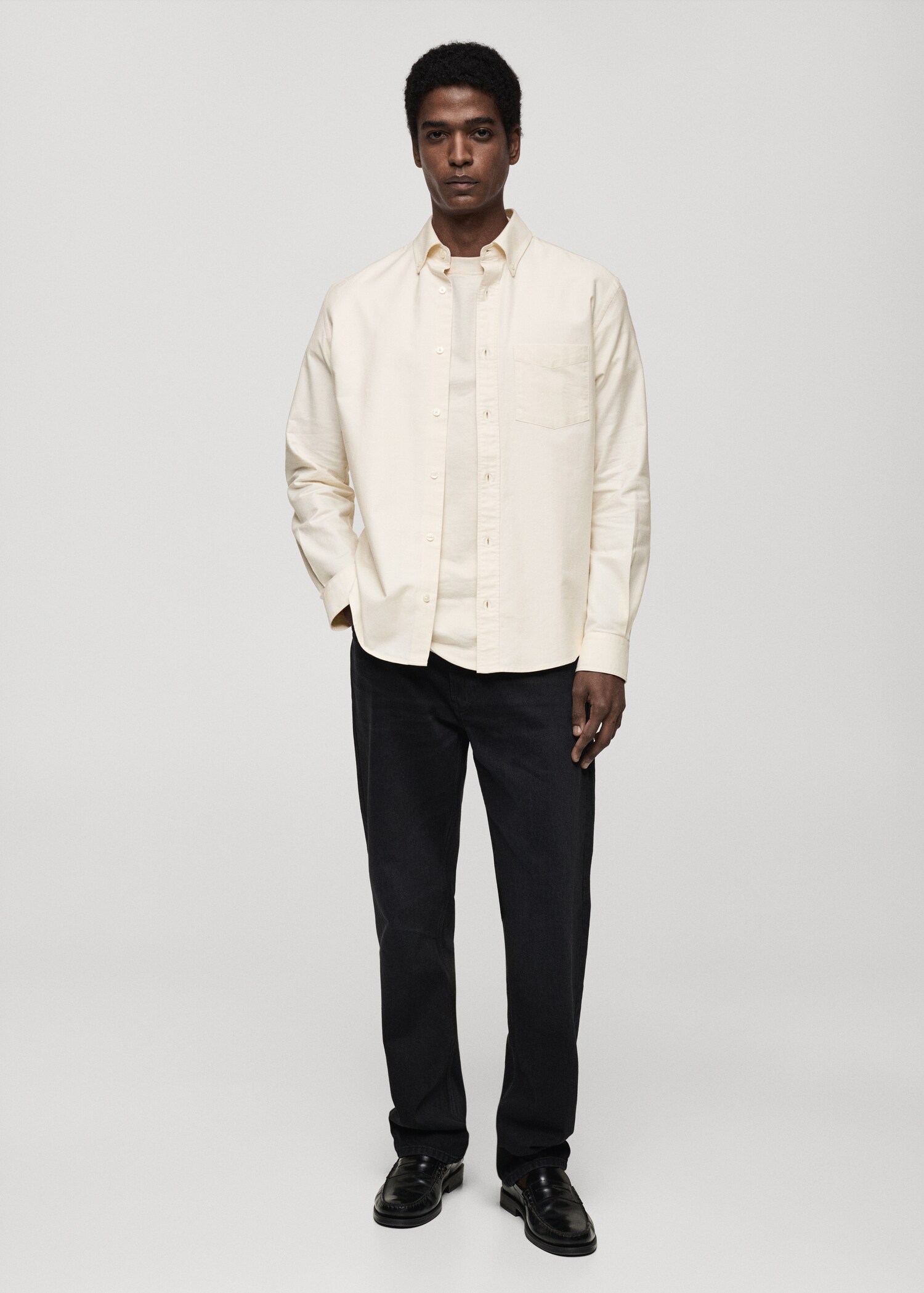 100% cotton Oxford shirt - General plane