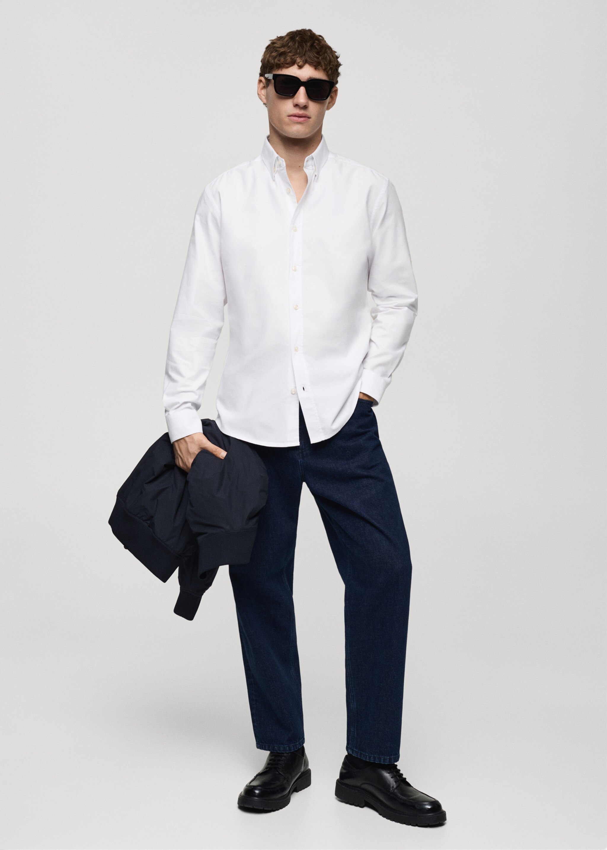 100% cotton Oxford shirt - General plane