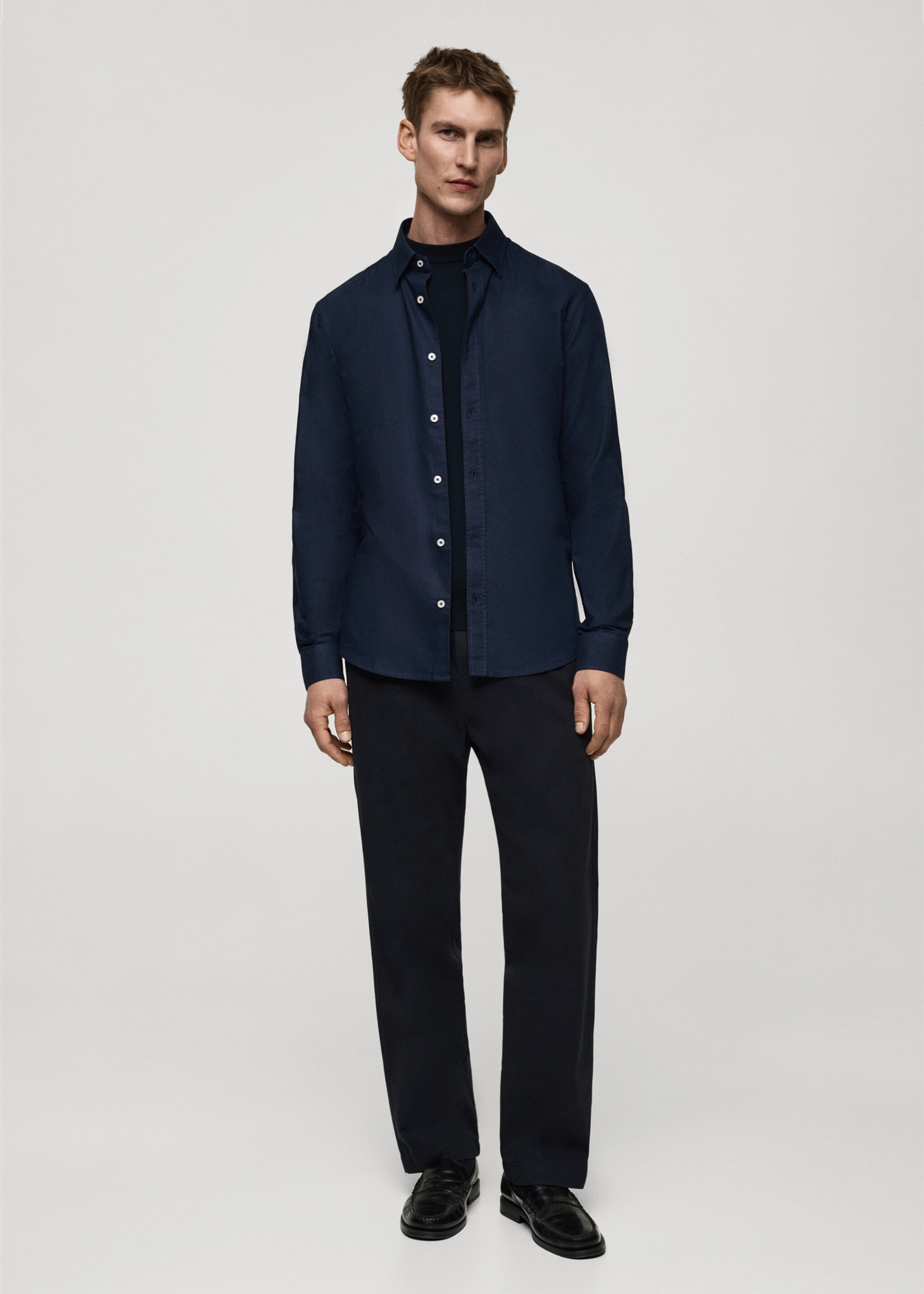 100% cotton Oxford shirt - General plane