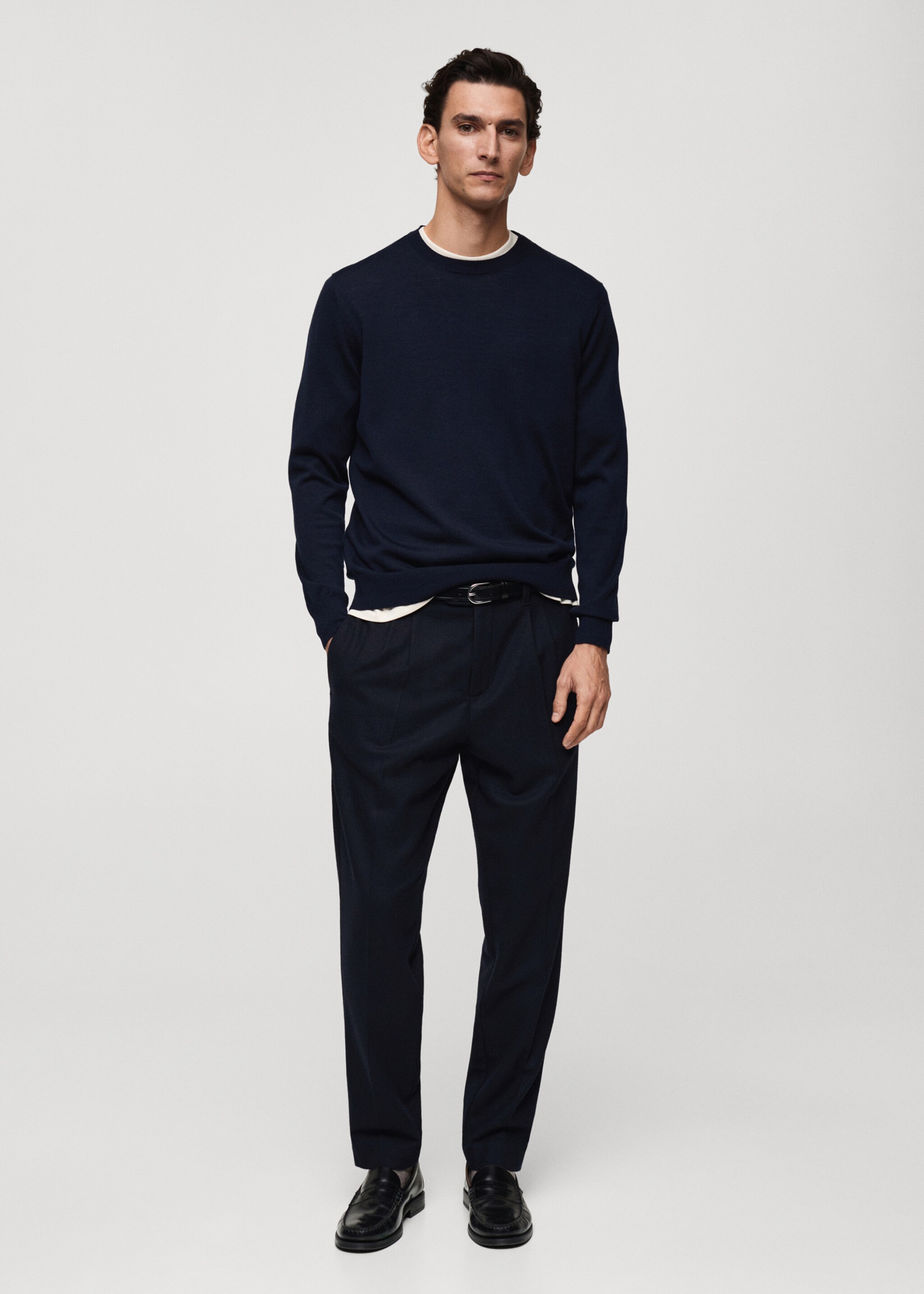 100% merino wool sweater - General plane