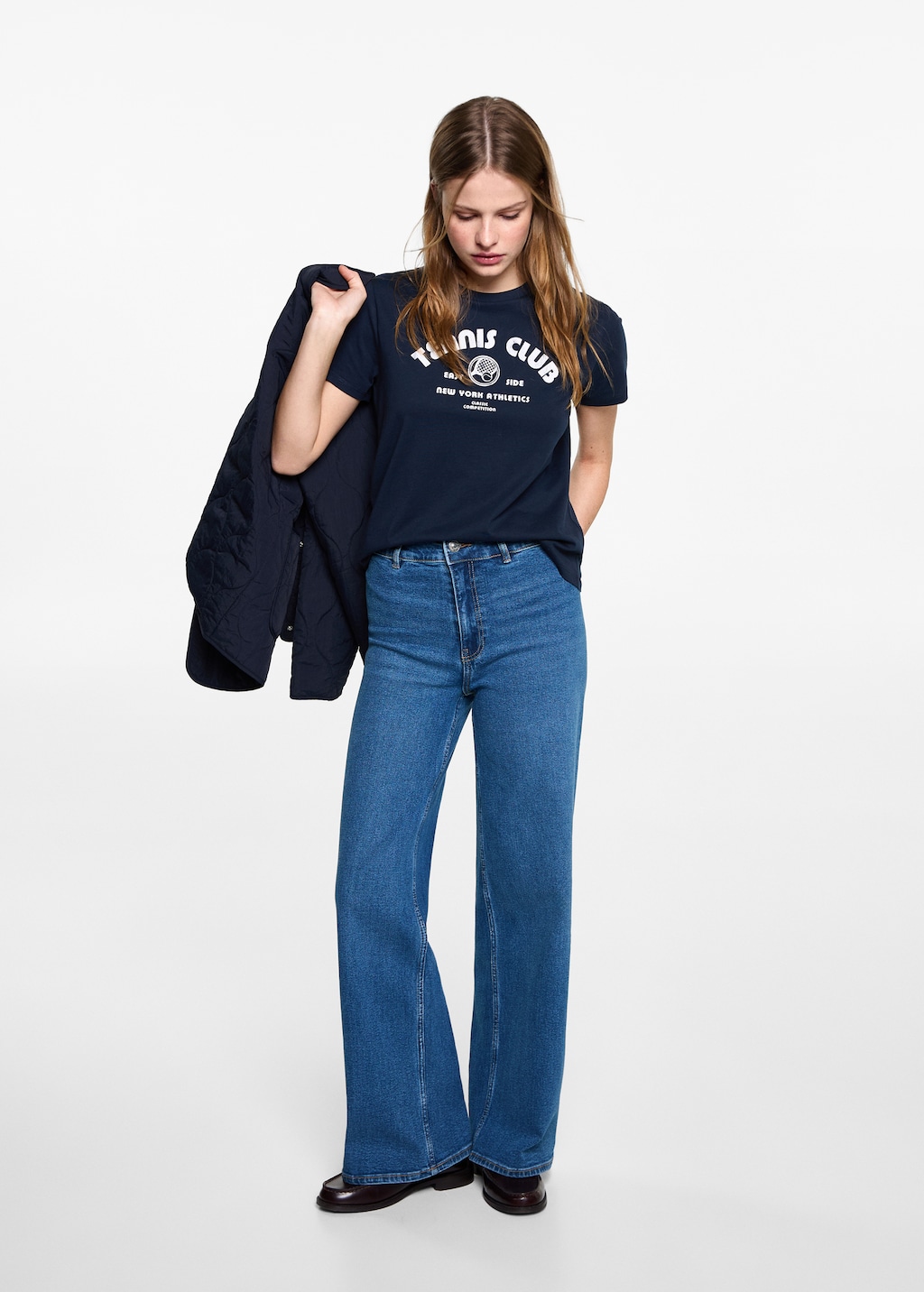 VIP【関税送料無料】希少 Lanvin Wide Leg Denim Jeans Wide-leg Cuffed Denim Pants | Lanvin