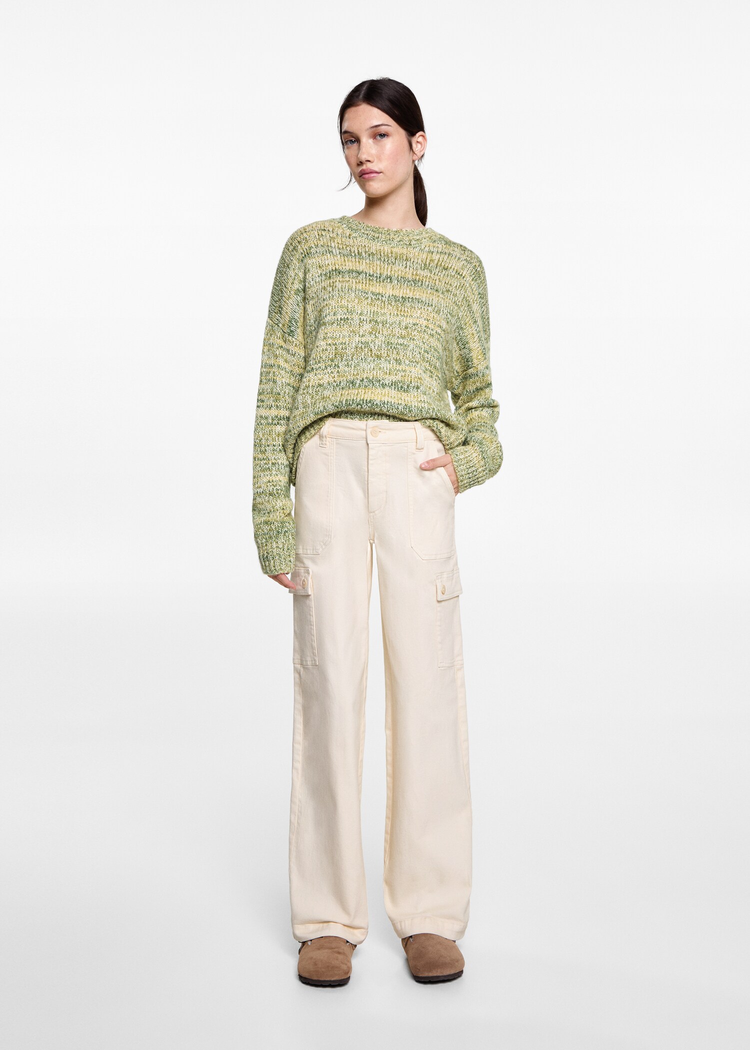 Jeans culotte bolsillos - Plano general