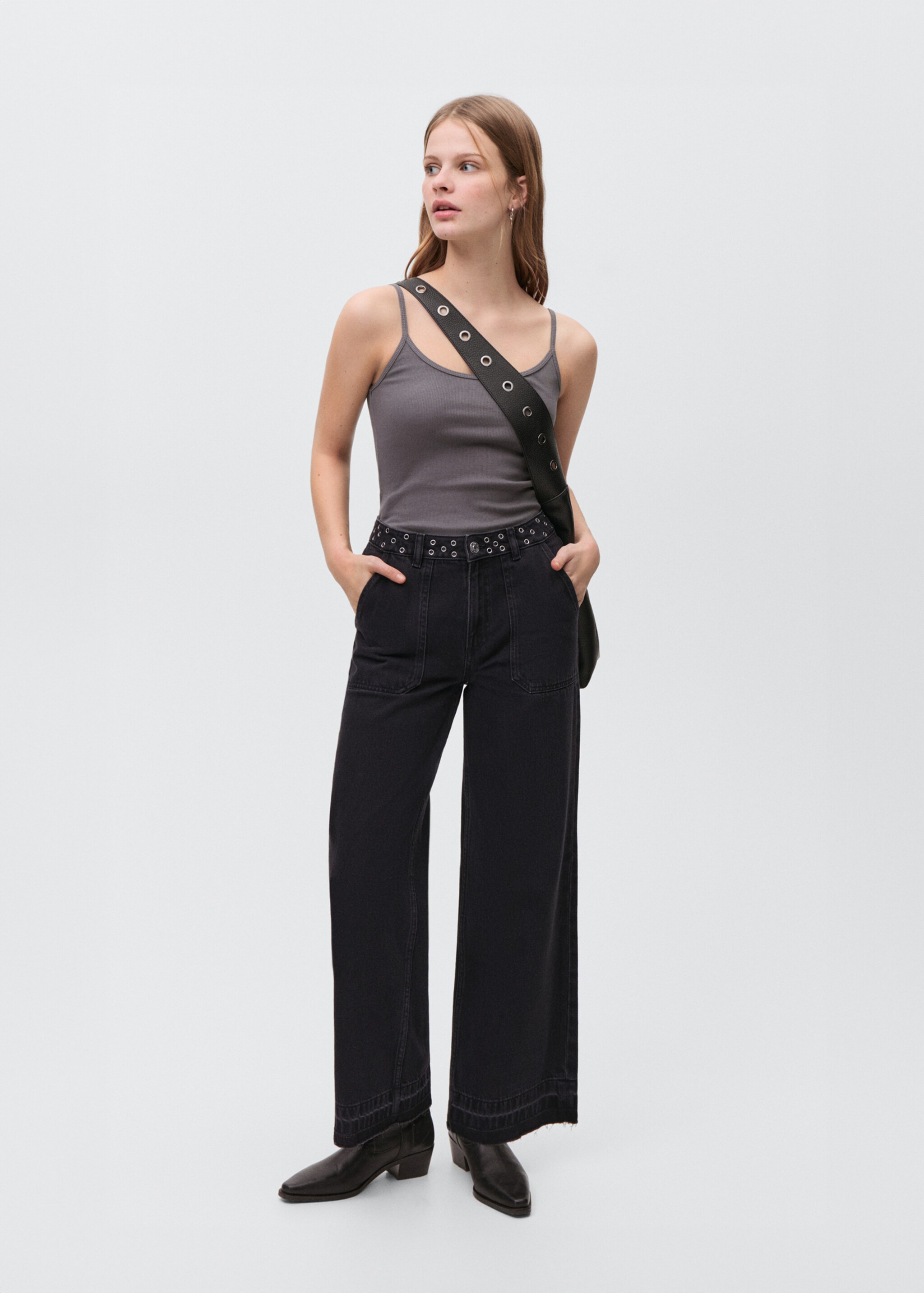 Jeans wideleg - Plano general