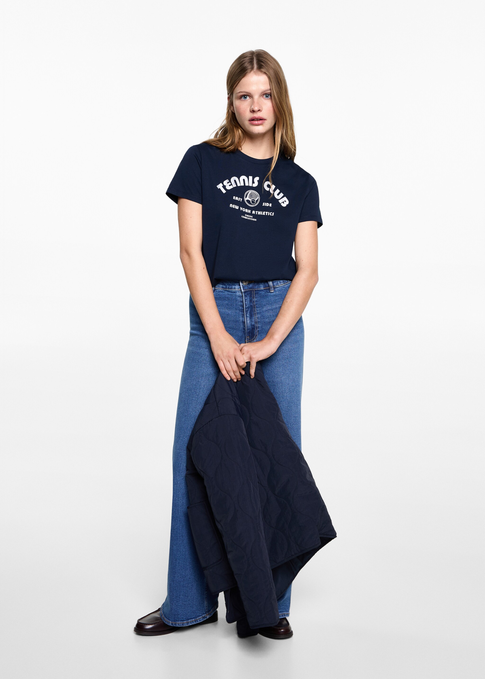 Short-sleeved t-shirt with message - General plane