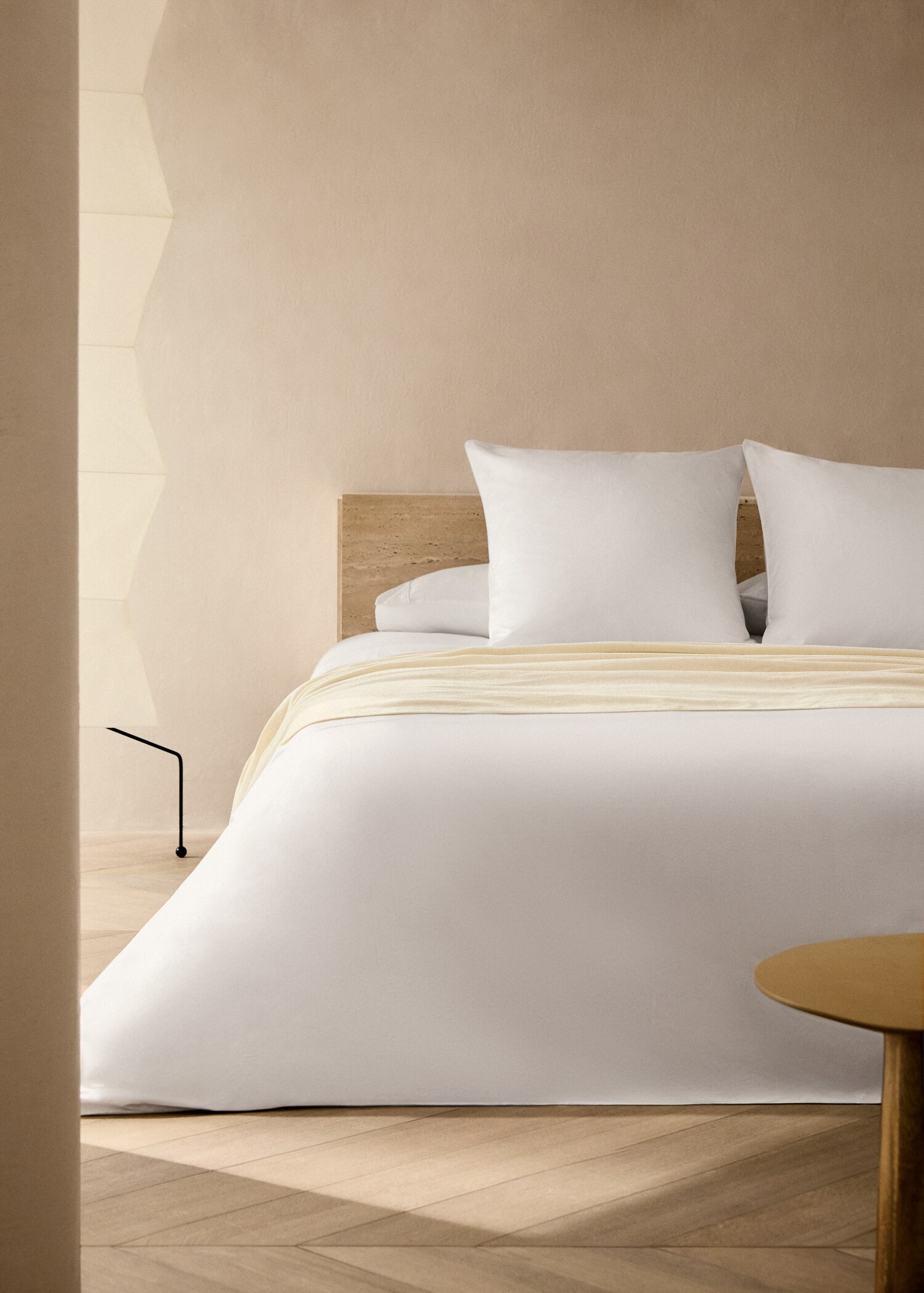 Housse de couette coton satin 600 fils lit 180/200 cm - Plan général