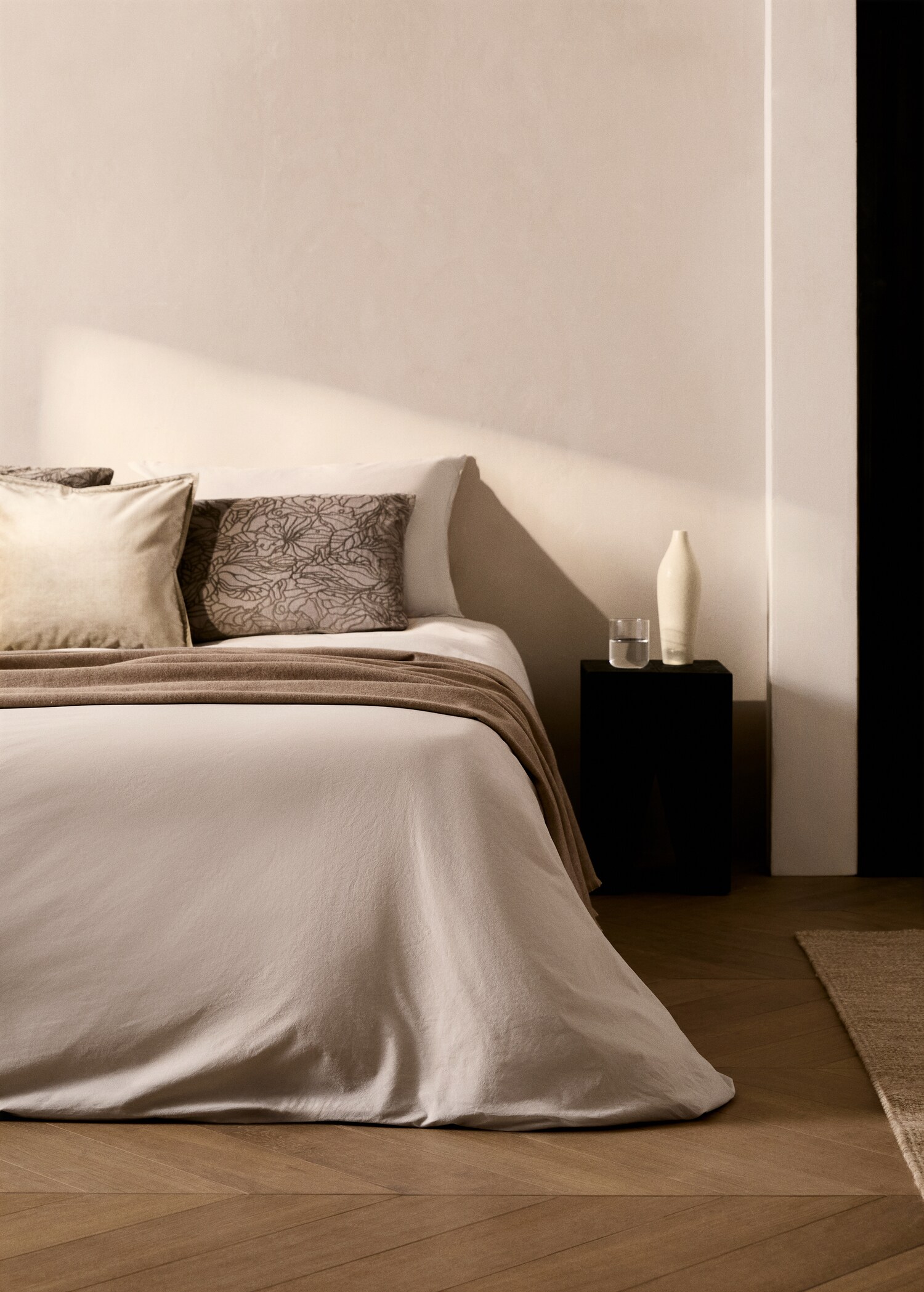 Housse de couette coton lavé lit 180/200 cm - Plan général