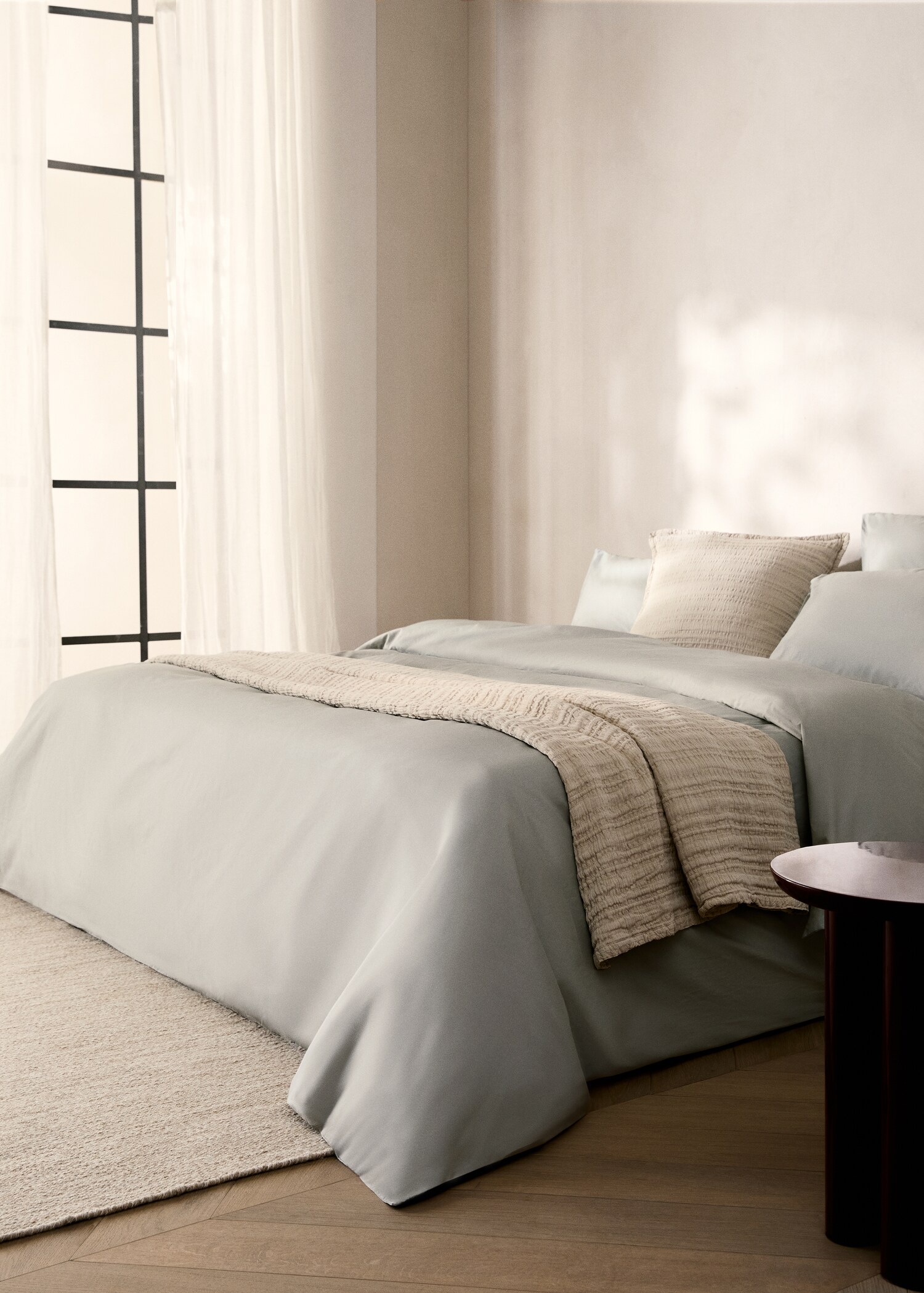 Housse de couette coton percale lit 135/140 cm - Plan général