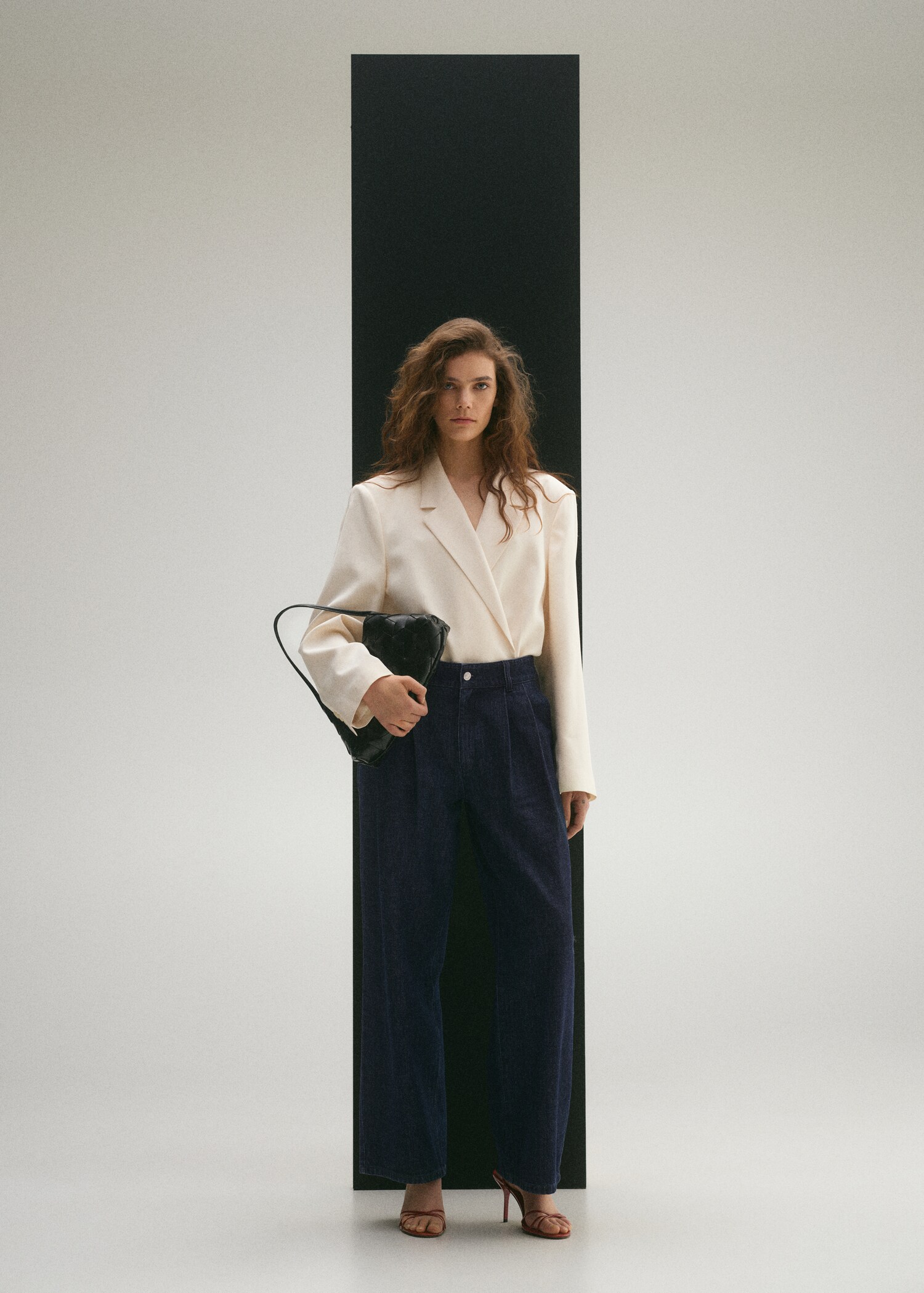 Jean wideleg pinces rinse wash - Plan général