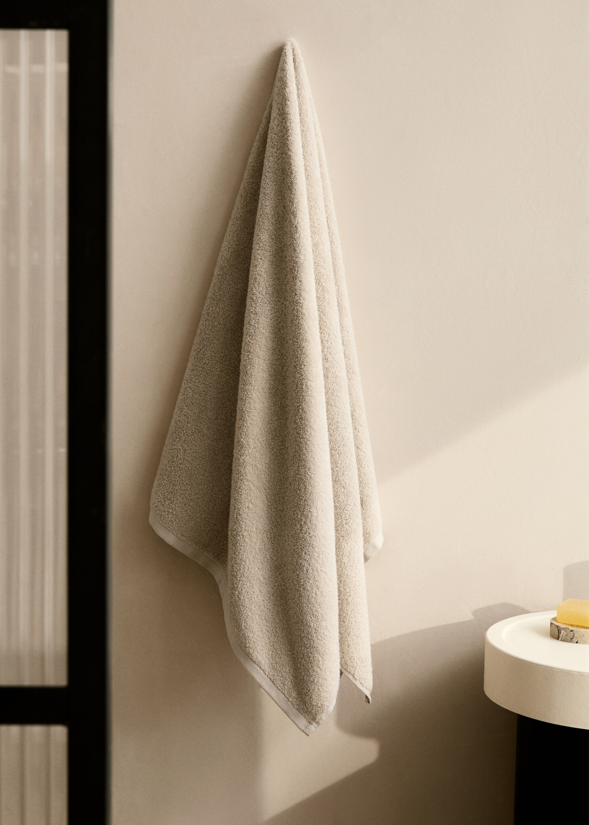 Soft cotton shower towel - General plane