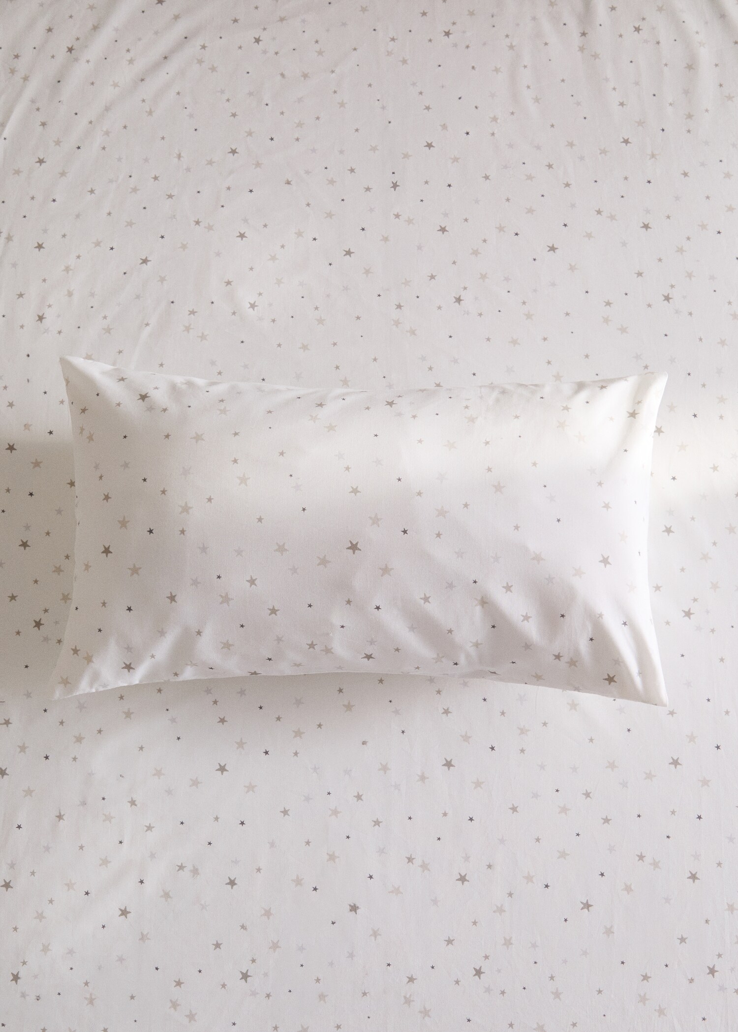 Gemusterter Kinder-Kopfkissenbezug aus Baumwoll-Perkal 50 x 75 cm - Allgemeine Ansicht