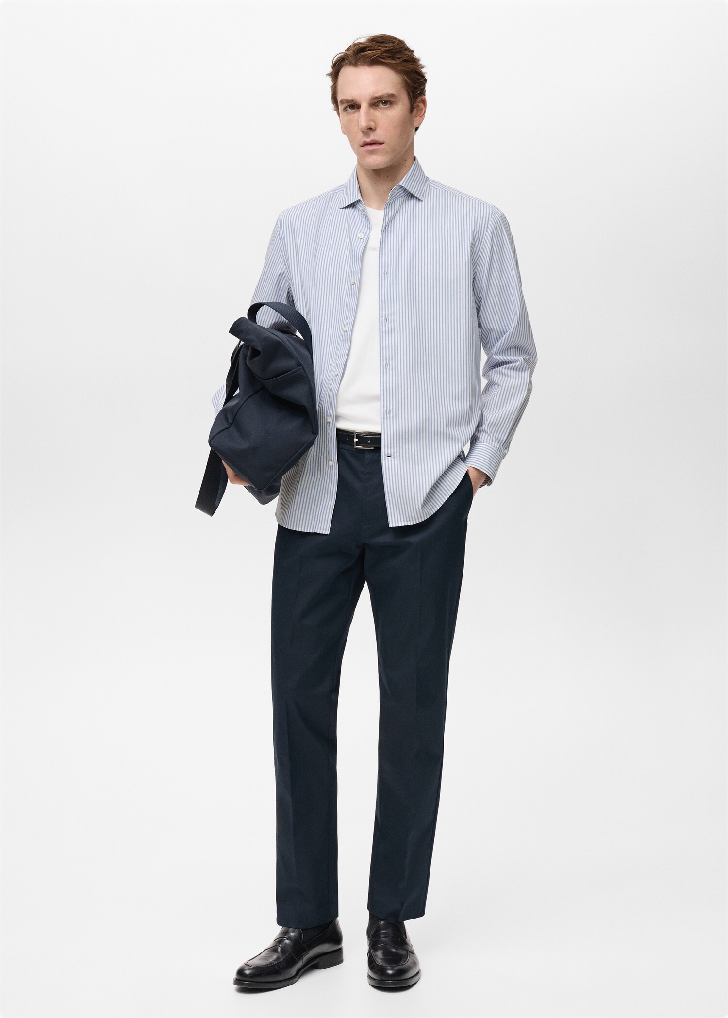 100% cotton striped shirt - General plane