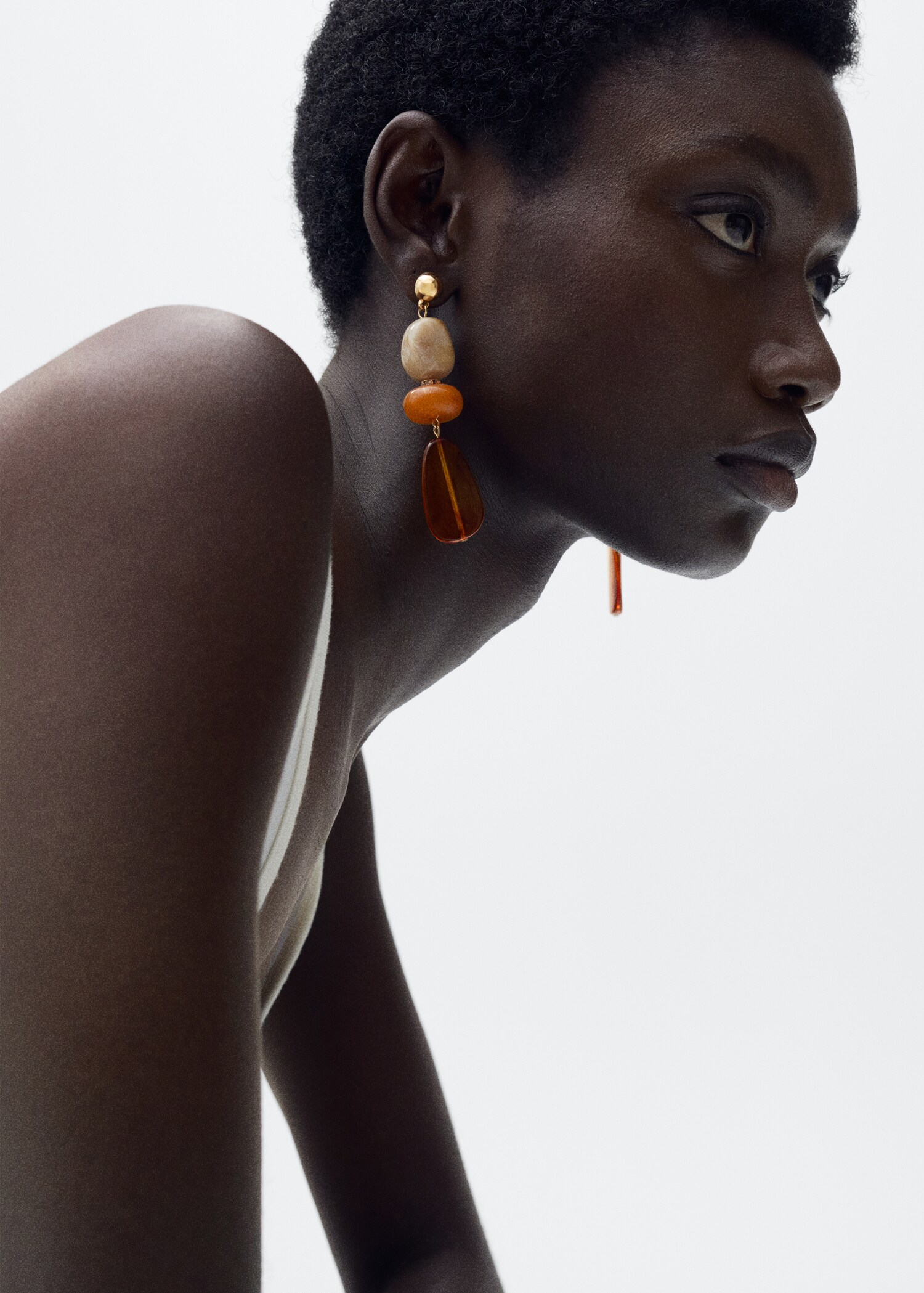 Boucles d'oreilles perles pendantes - Plan général