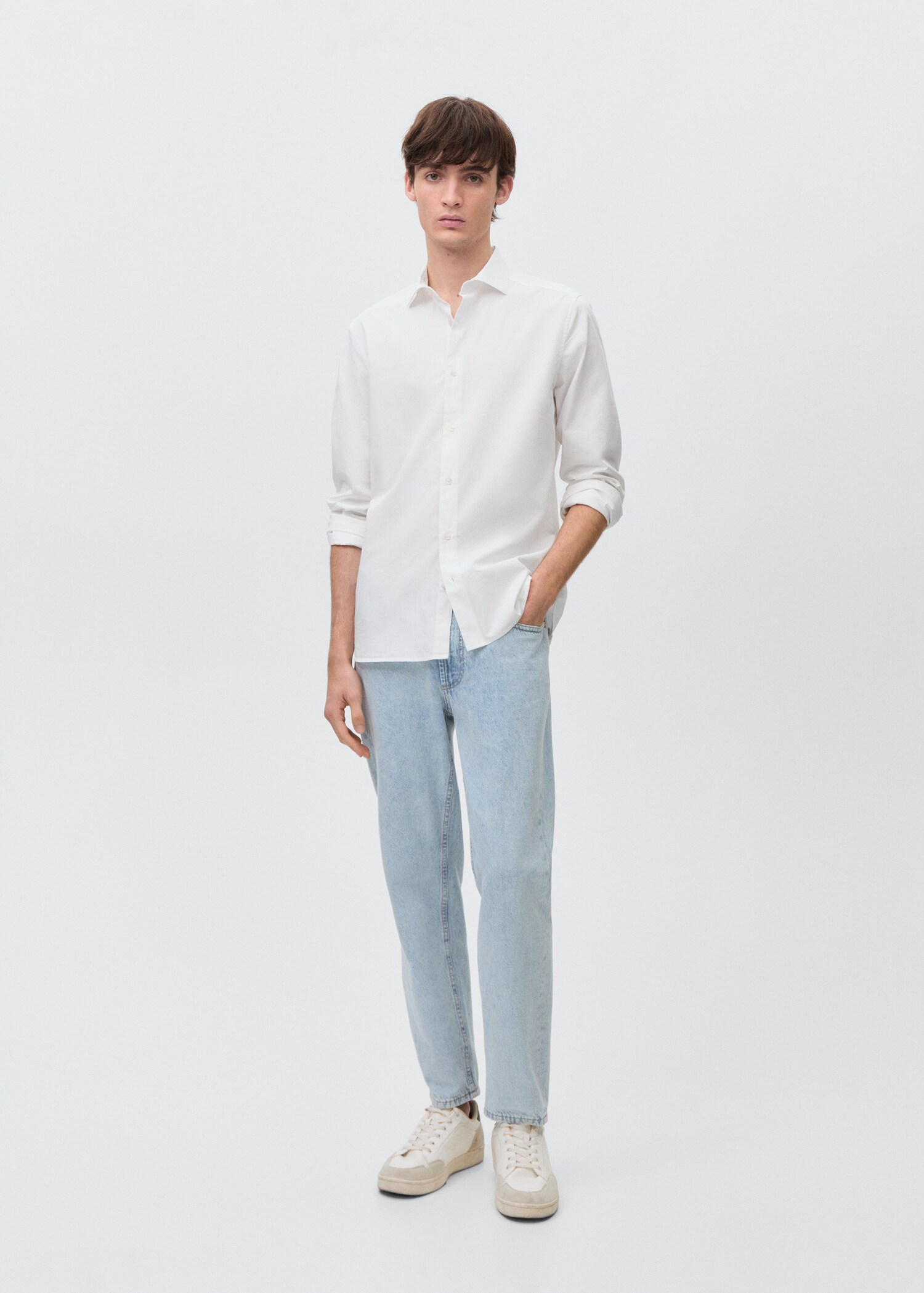 Classic-fit cotton shirt - General plane