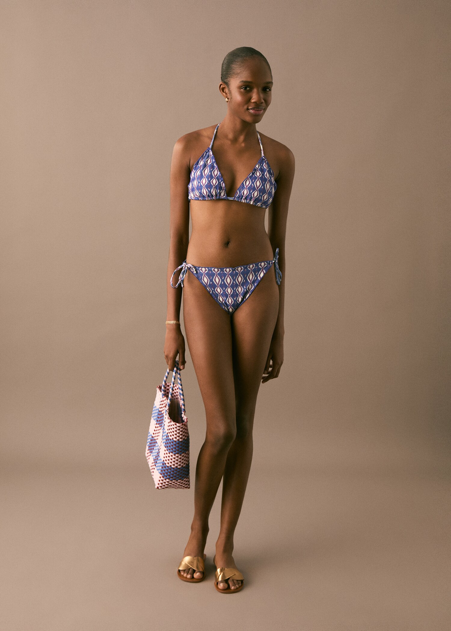 Bikini imprimé liseré - Plan général