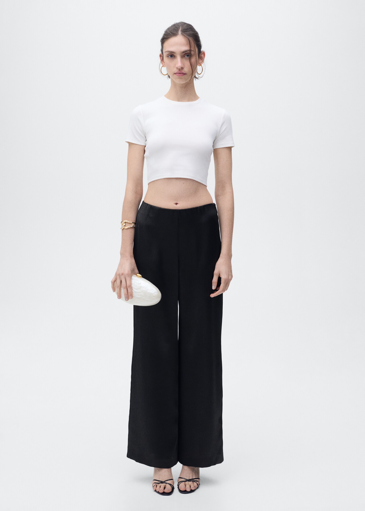 T-shirt crop cintré - Plan général