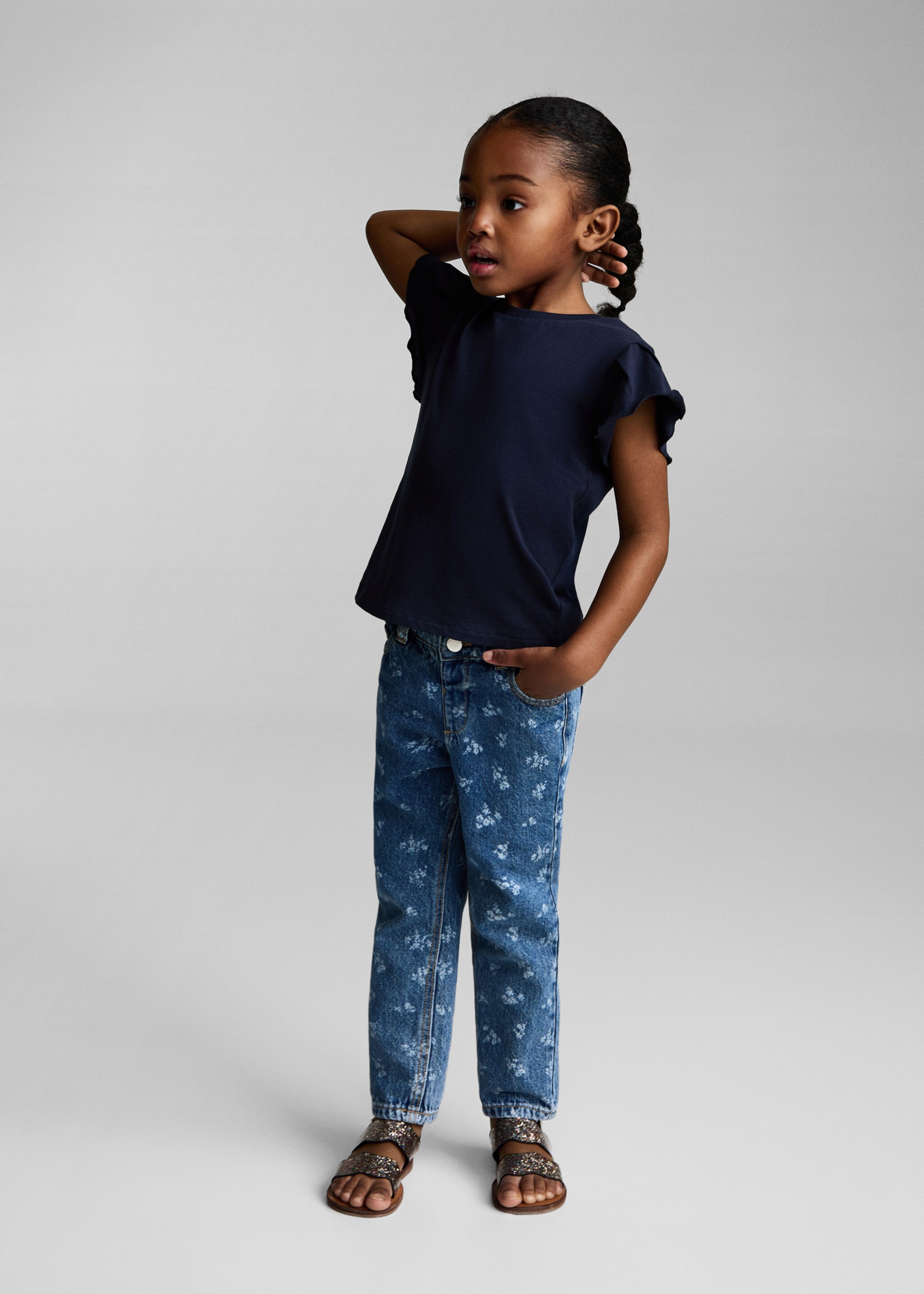 T-shirt coton manches courtes - Plan général