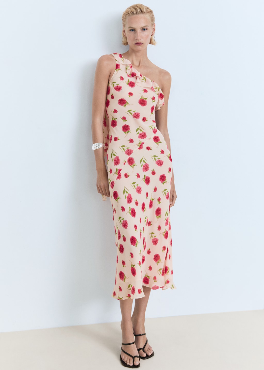 Floral ruffled dress - image 2