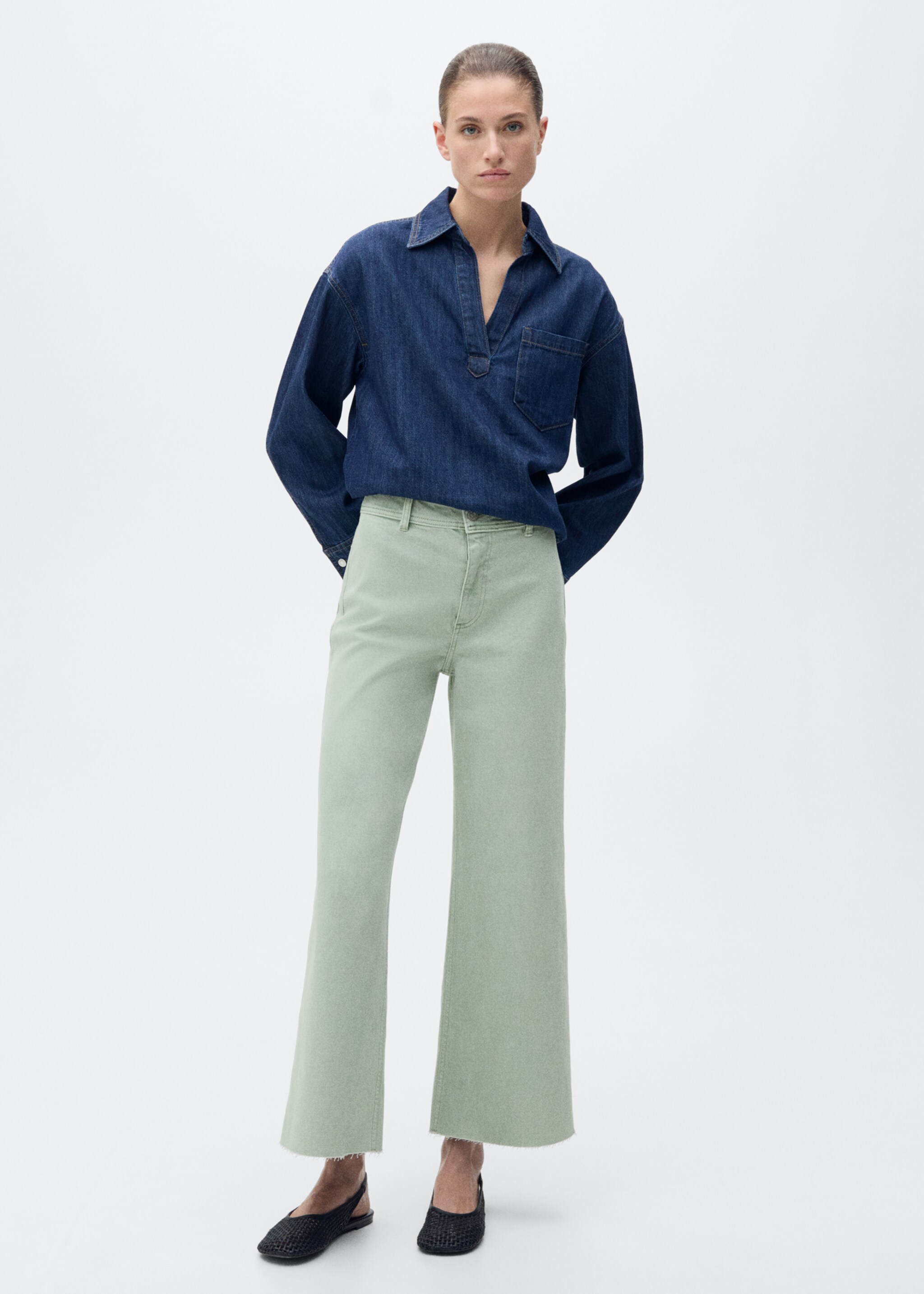 Catherin culotte high-rise jeans - General plane