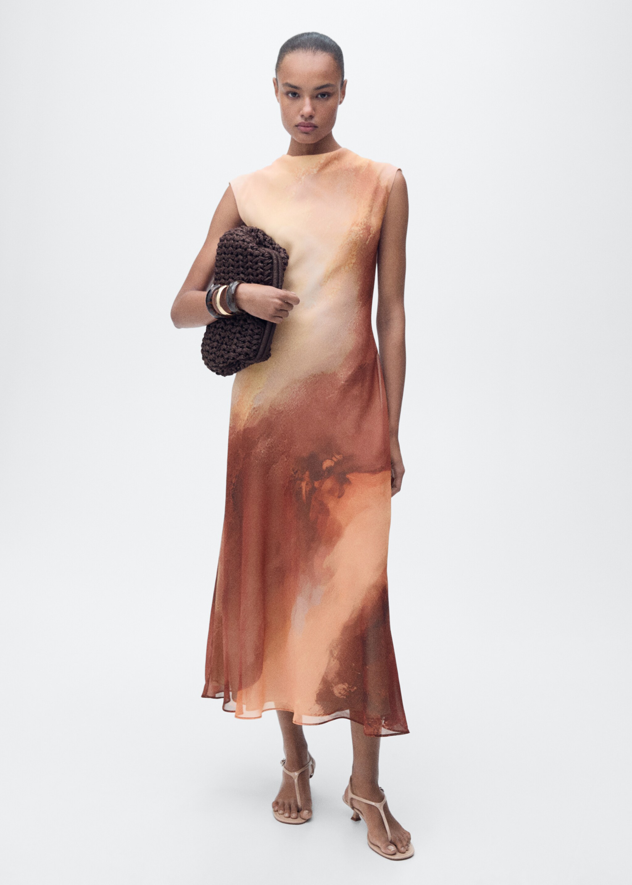 Long gradient dress - General plane