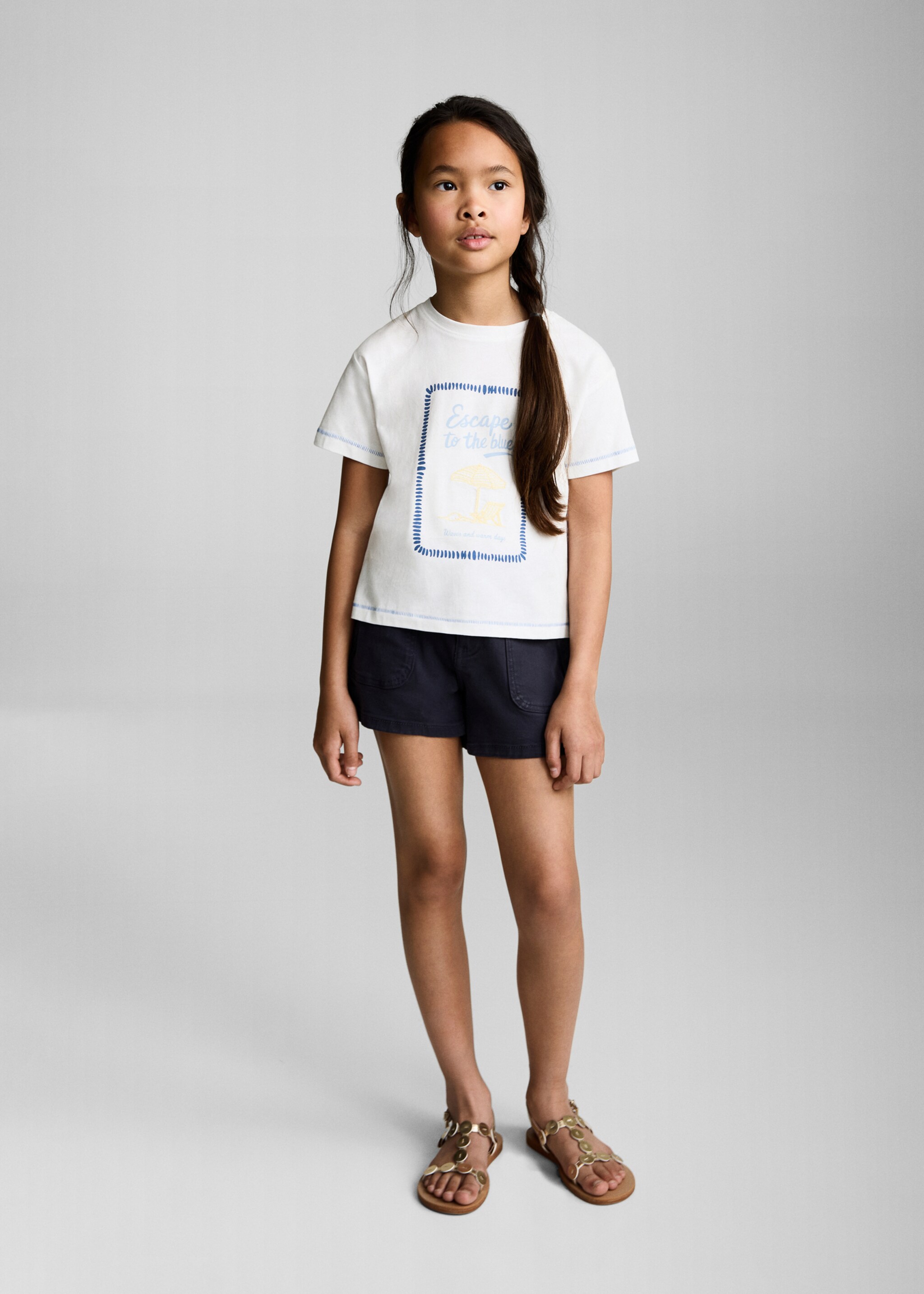 T-shirt coton imprimé - Plan général