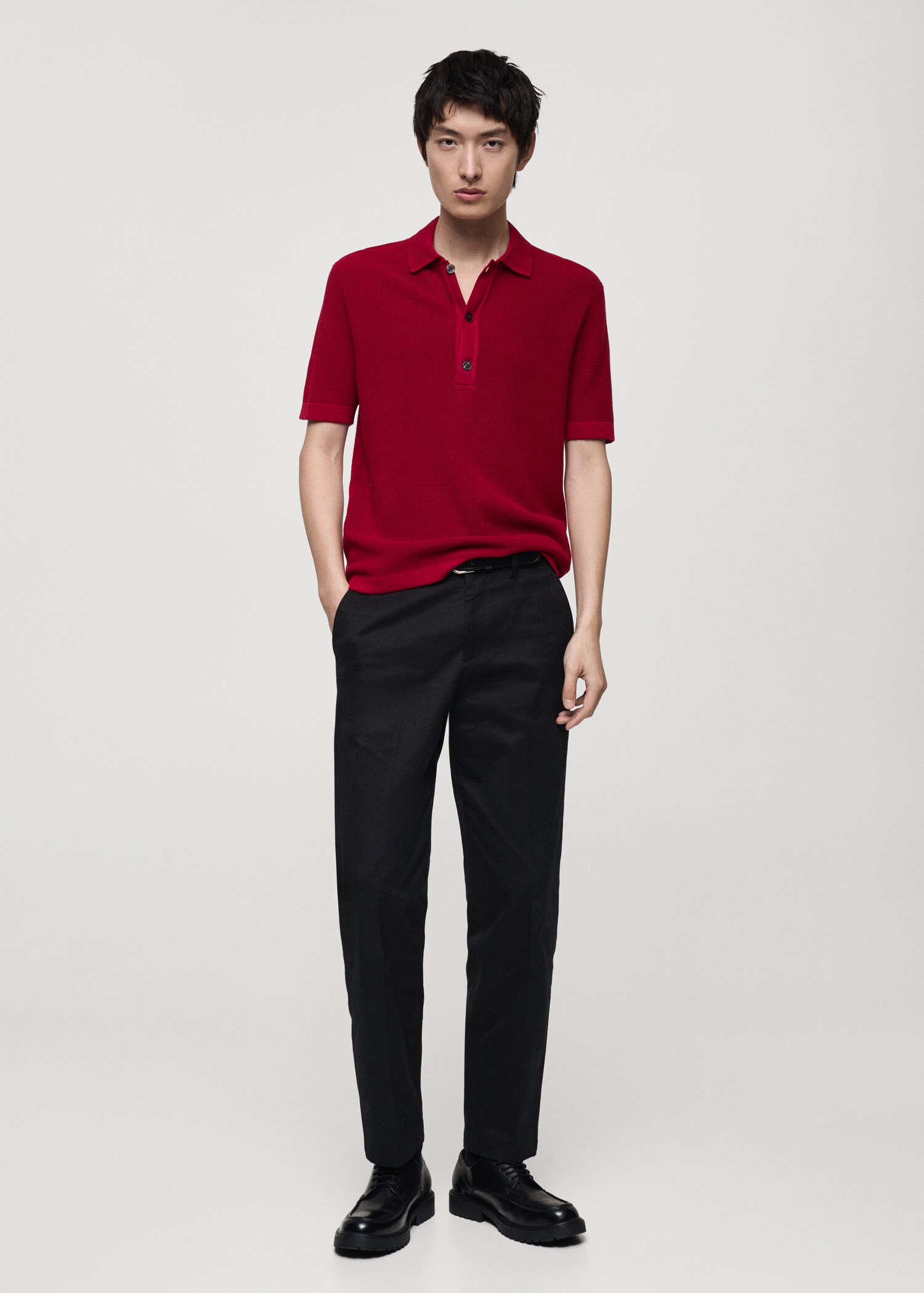 Polo 100 % coton maille - Plan général