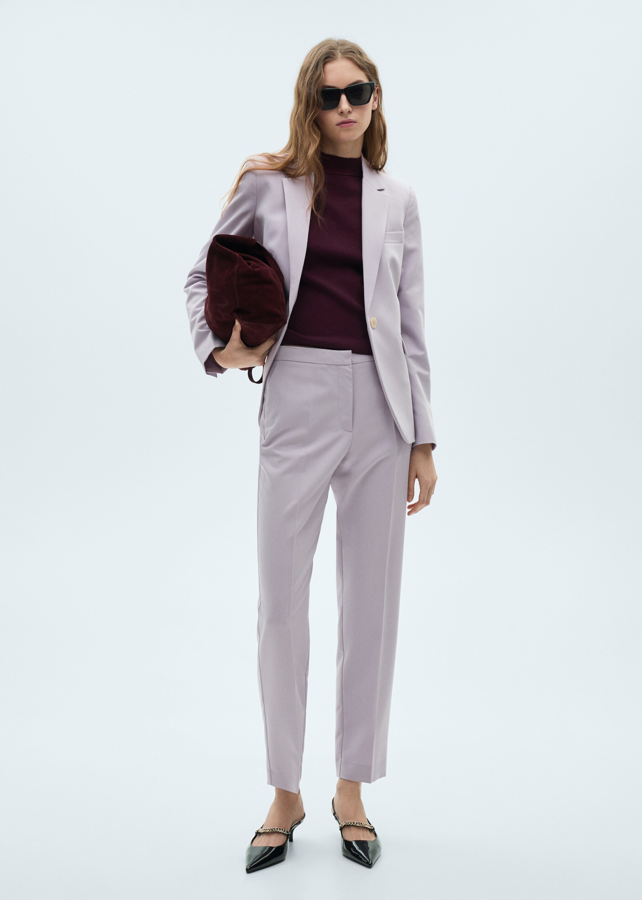 Fitted suit jacket - General plane
