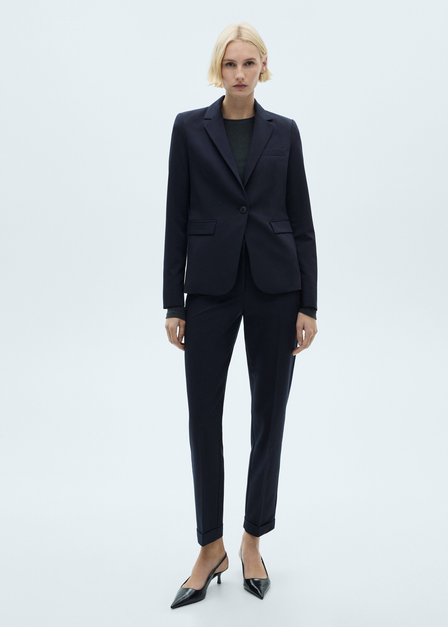 Fitted suit jacket - General plane