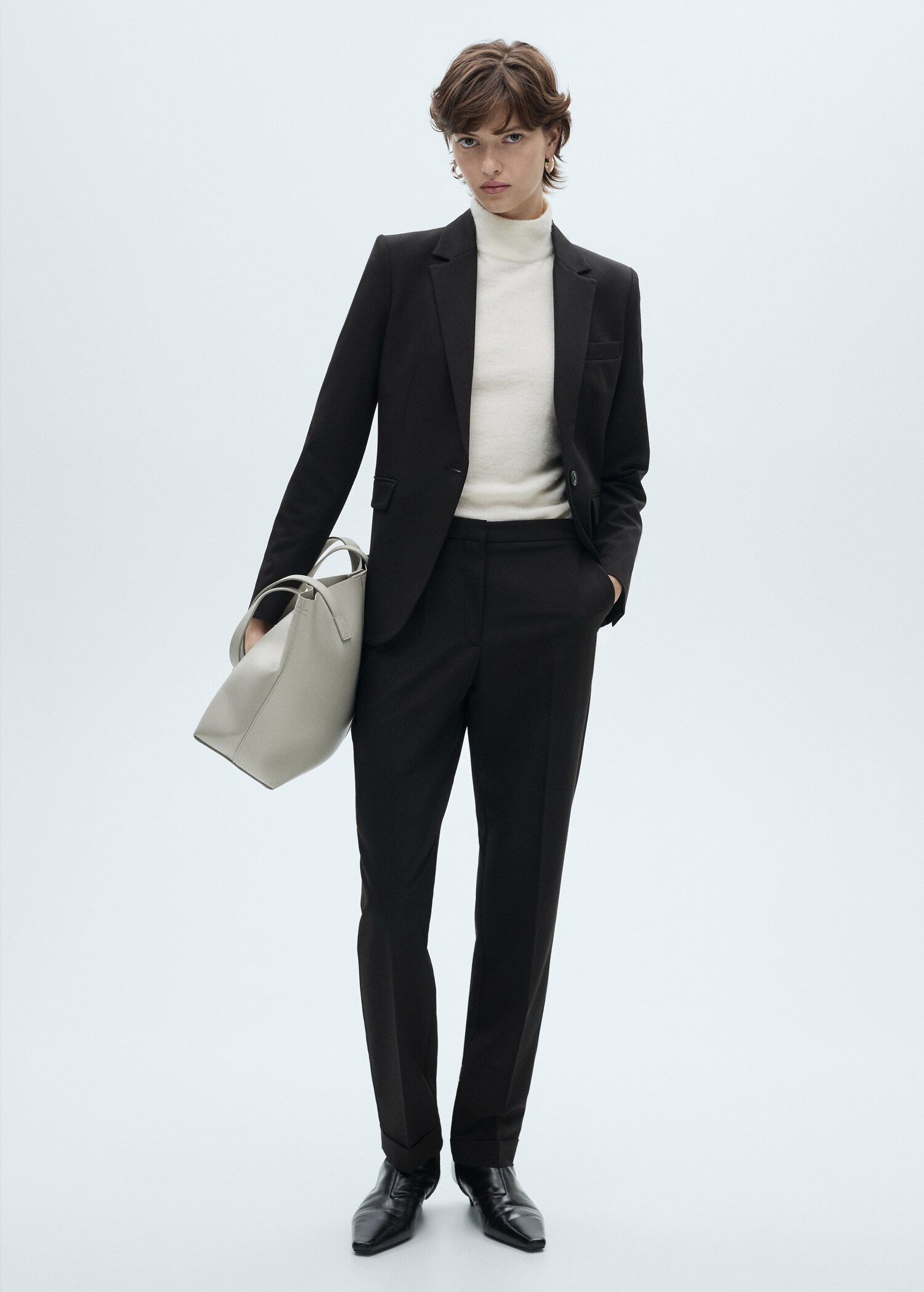 Fitted suit jacket - General plane