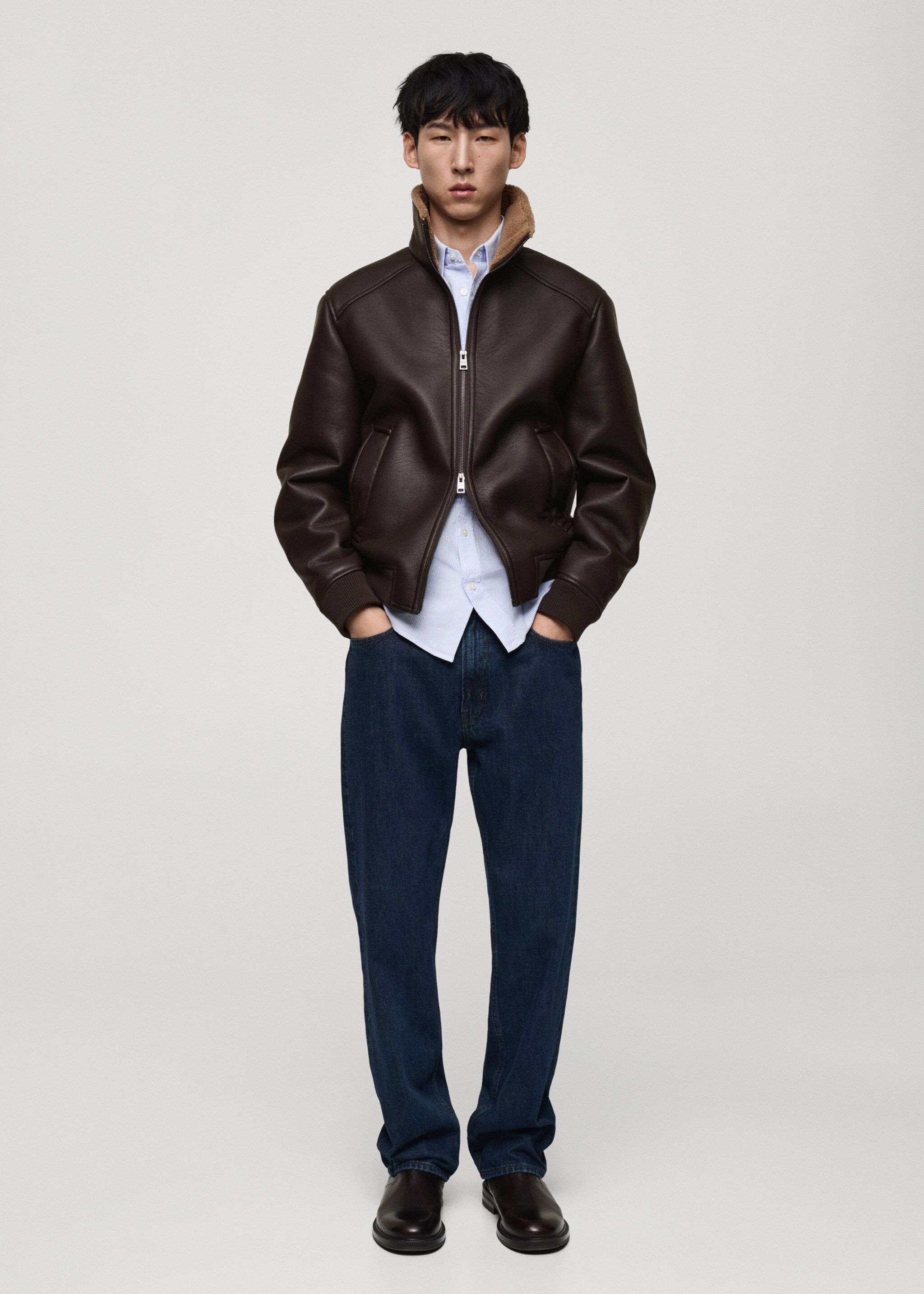 Fur effect jacket with fleece lining - General plane
