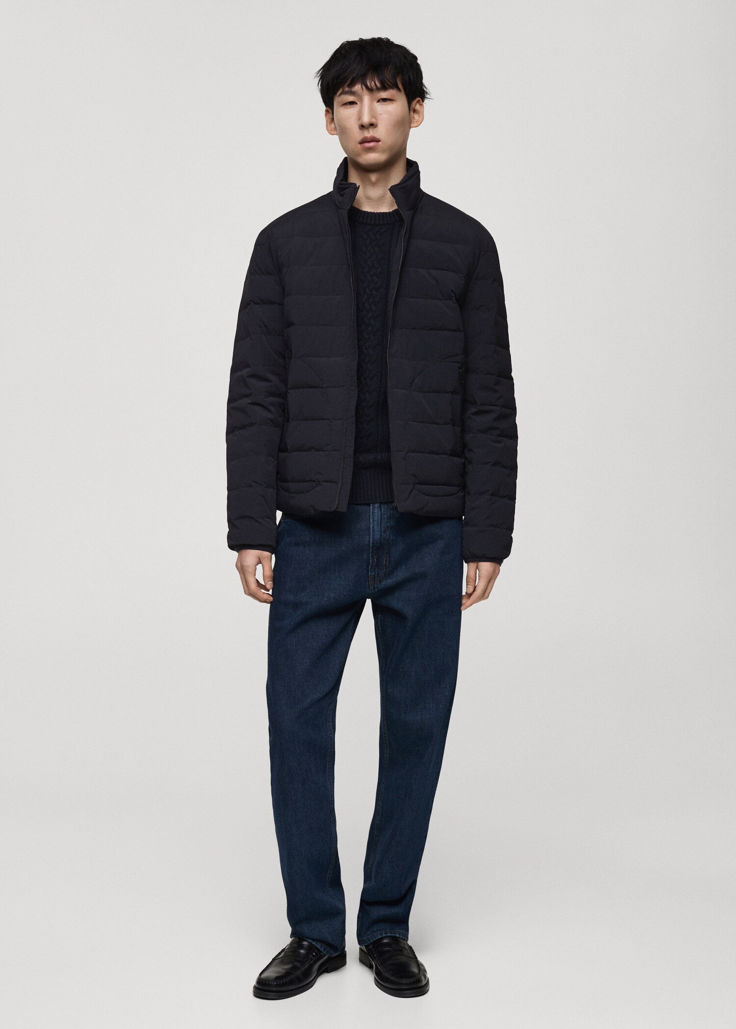 Steppjacke mit Daunen- und Federfüllung - Allgemeine Ansicht