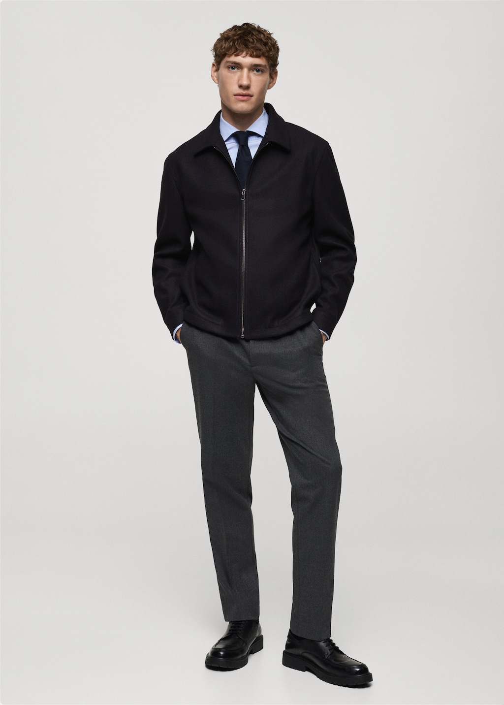 Mens zip up flannel jacket hotsell