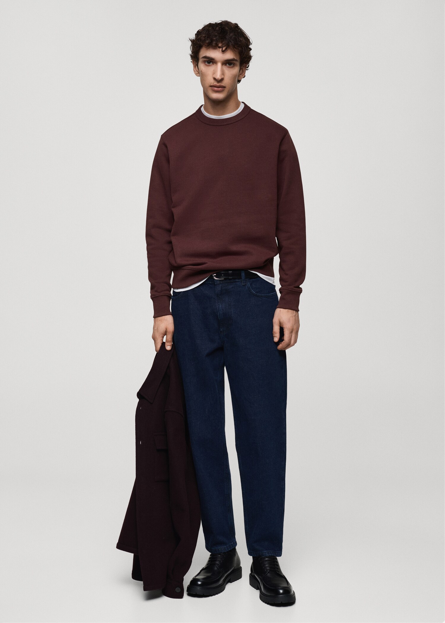 Regular-fit cotton sweatshirt - General plane