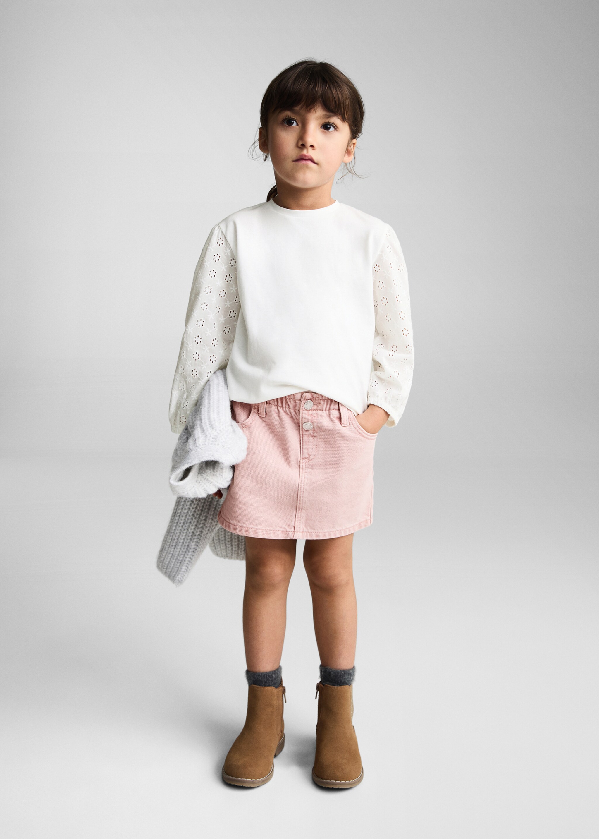 Denim skirt - General plane