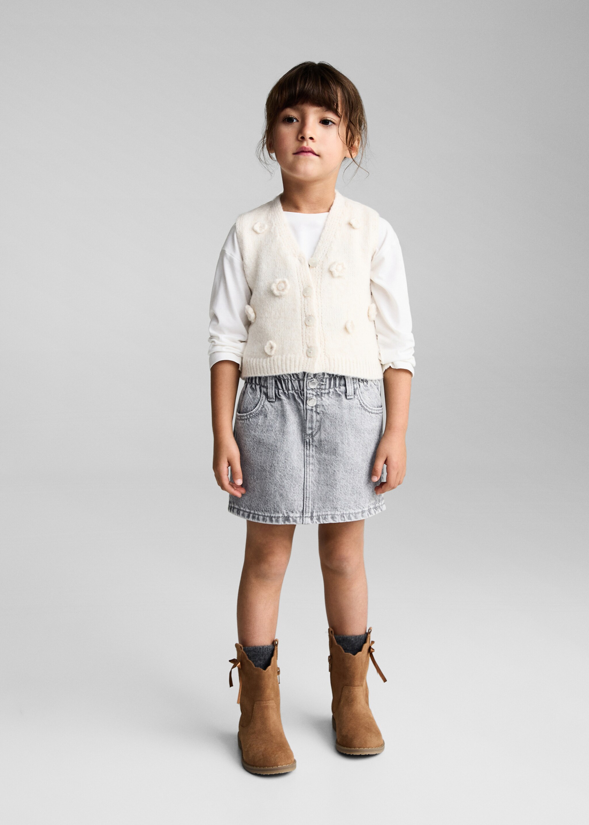 Denim skirt - General plane