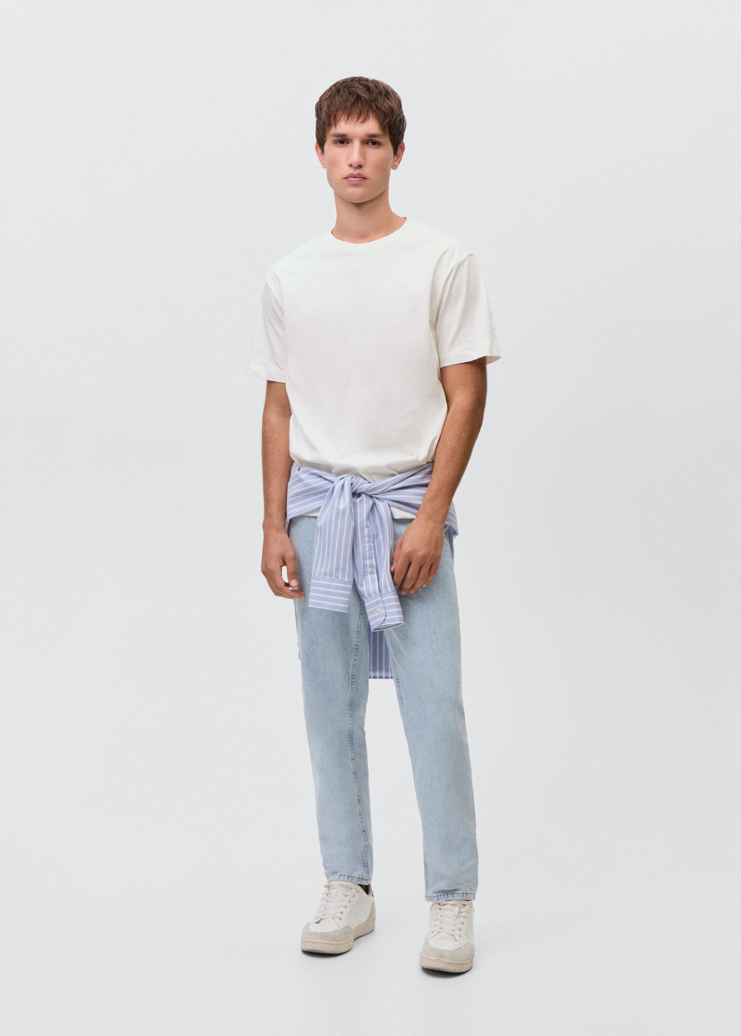 Essential cotton-blend T-shirt - General plane
