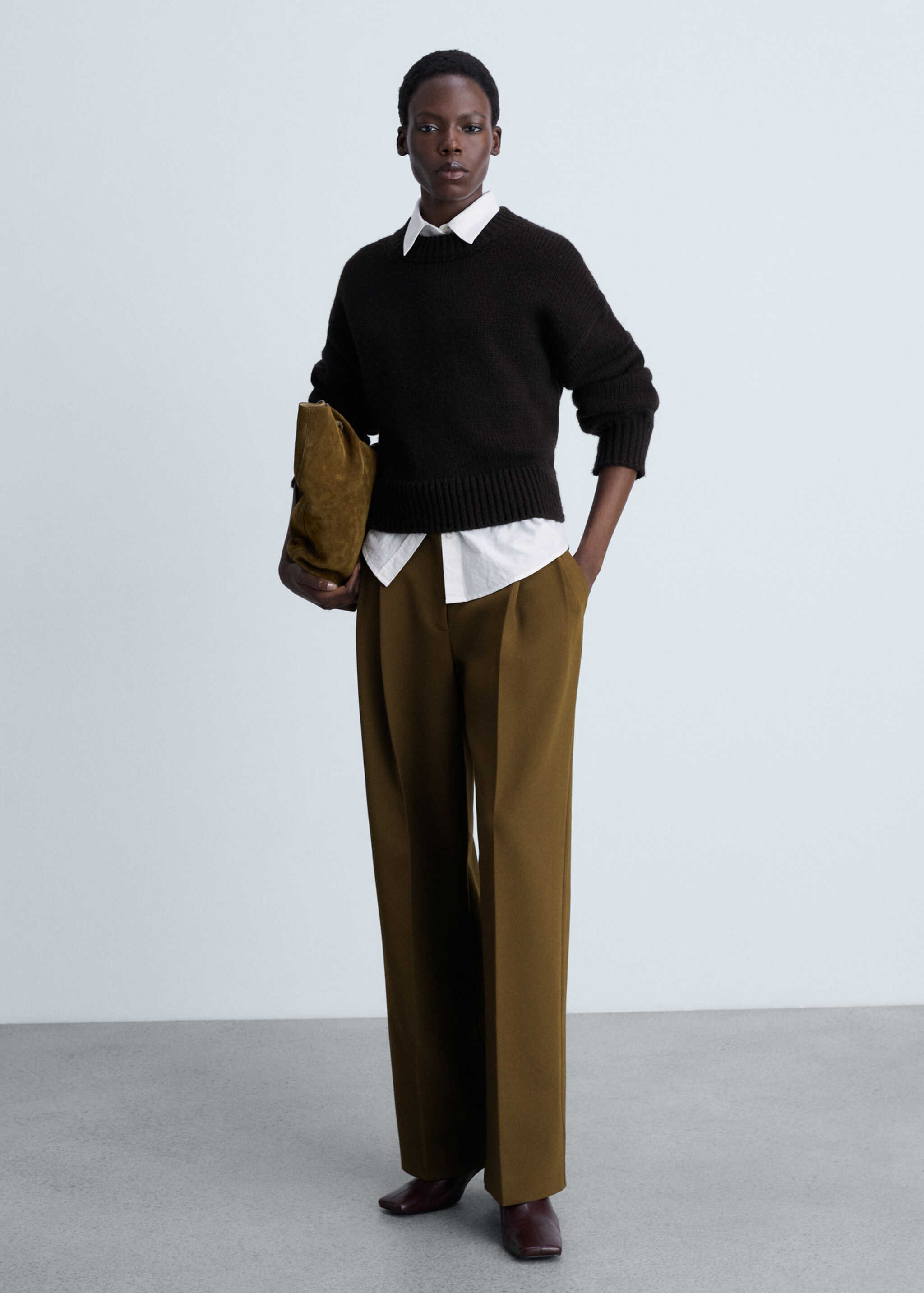 Pantalon droit pinces - Plan général