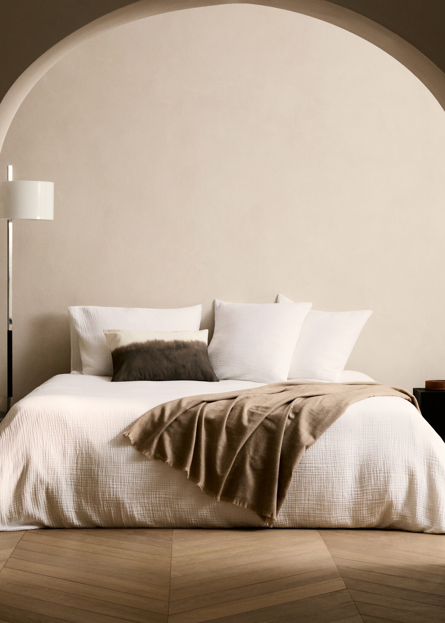 Cotton gauze duvet cover for 90 cm bed - General plane