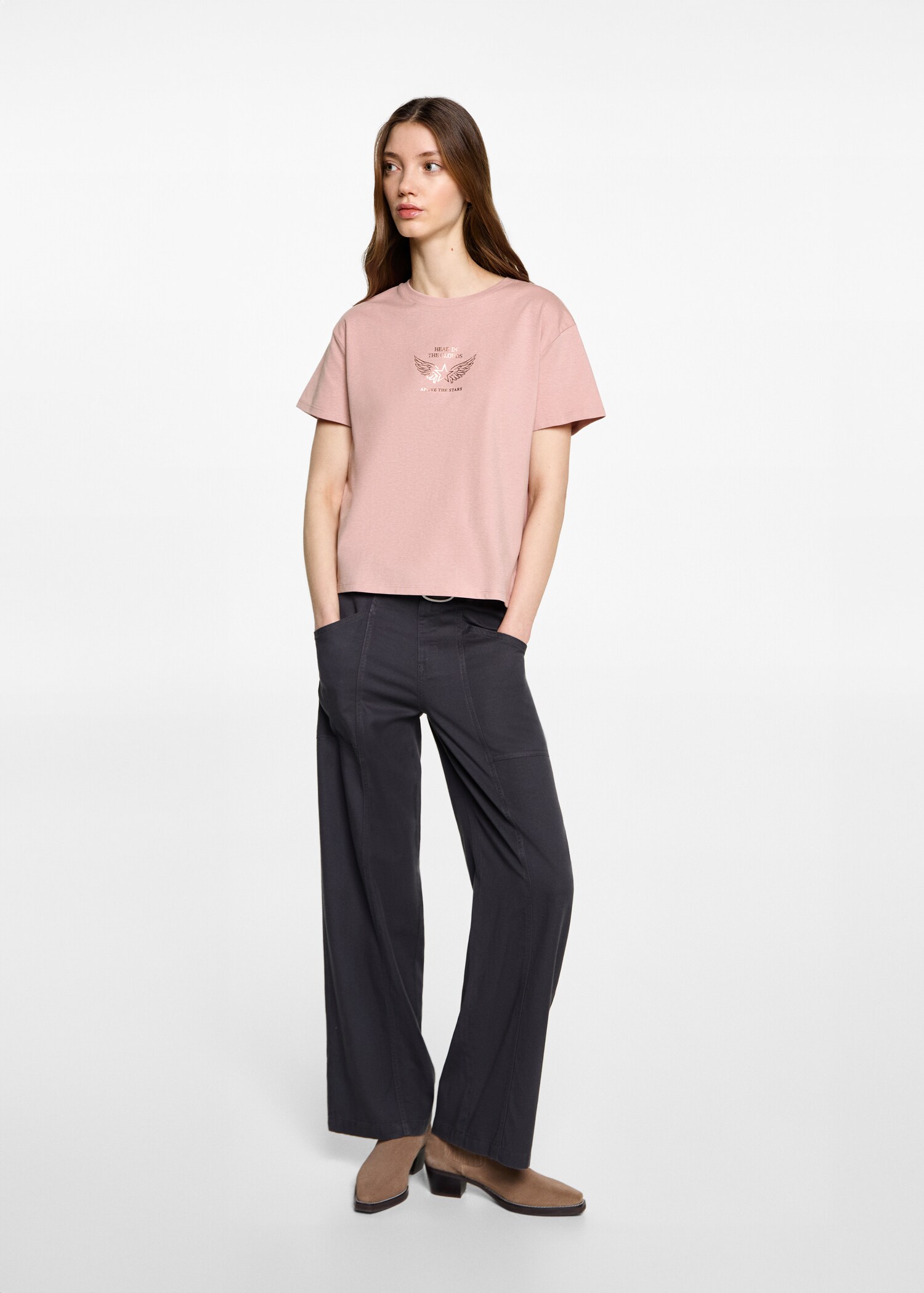 Camiseta algodón estampada - Plano general