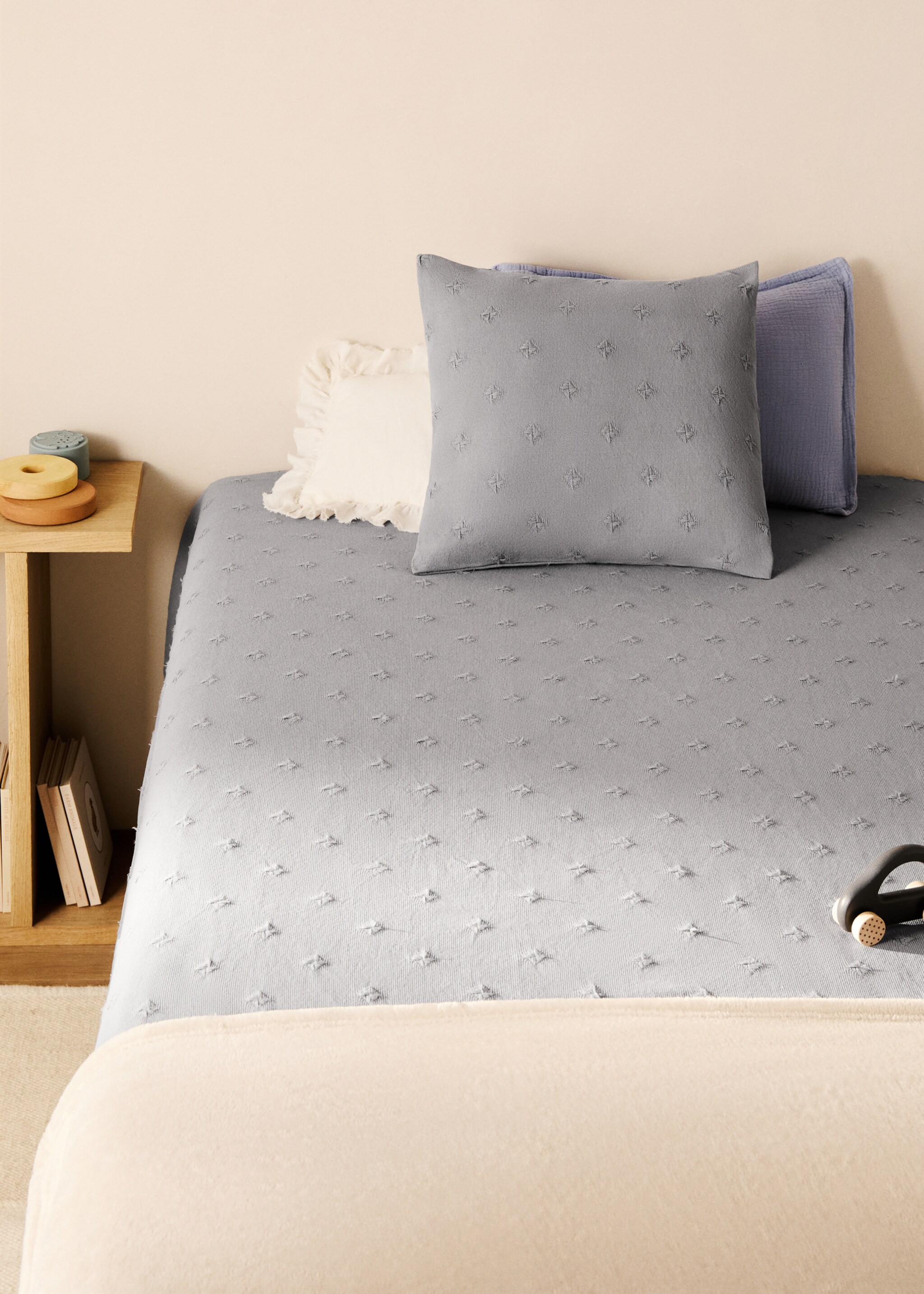 Jacquard katoenen dekbed voor kinderbed van 90/105 cm - Overzichtstekening
