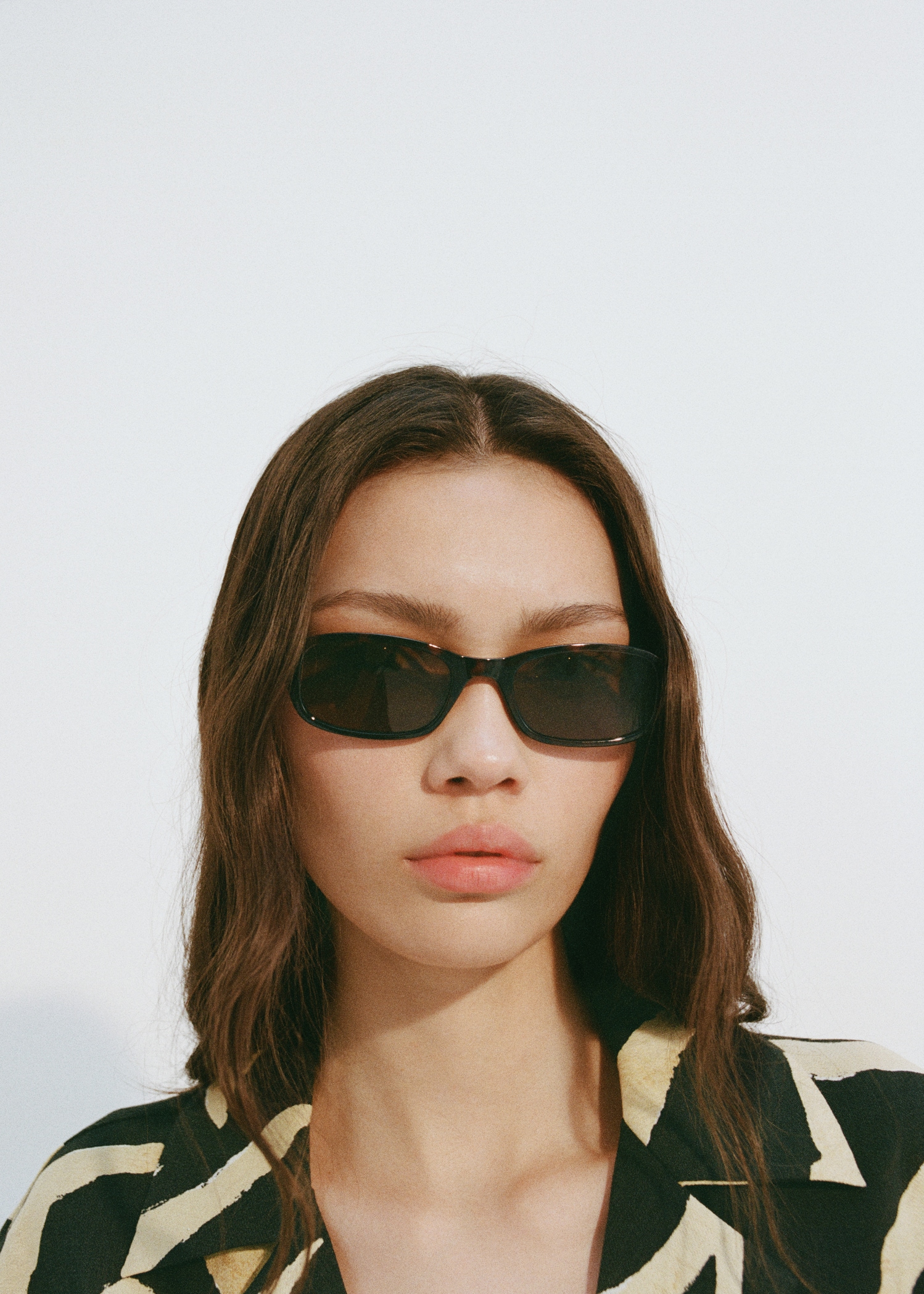 Rectangular-frame sunglasses - Main Image