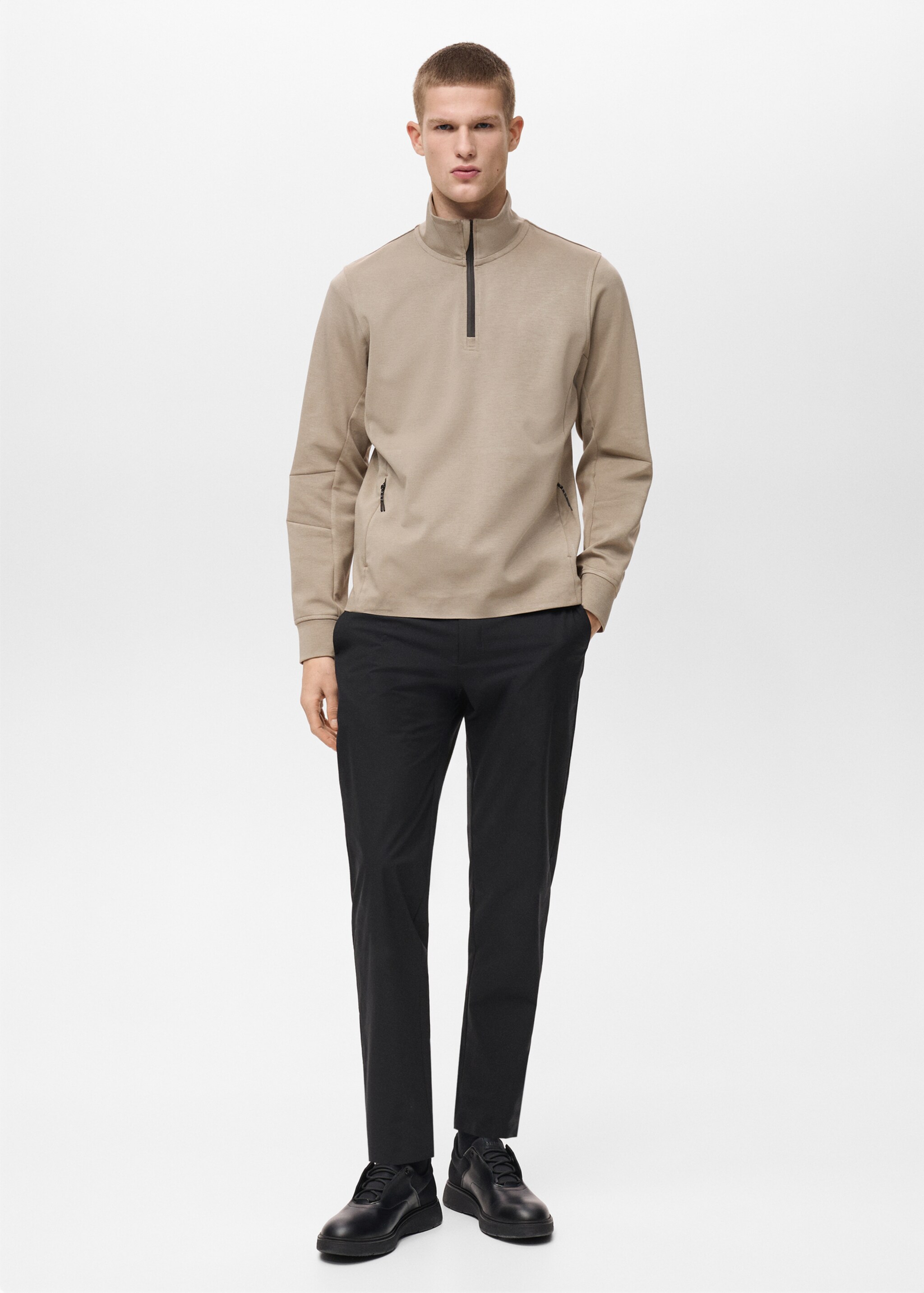 Sweatshirt med dragkedja COOLMAX® - Allmän bild