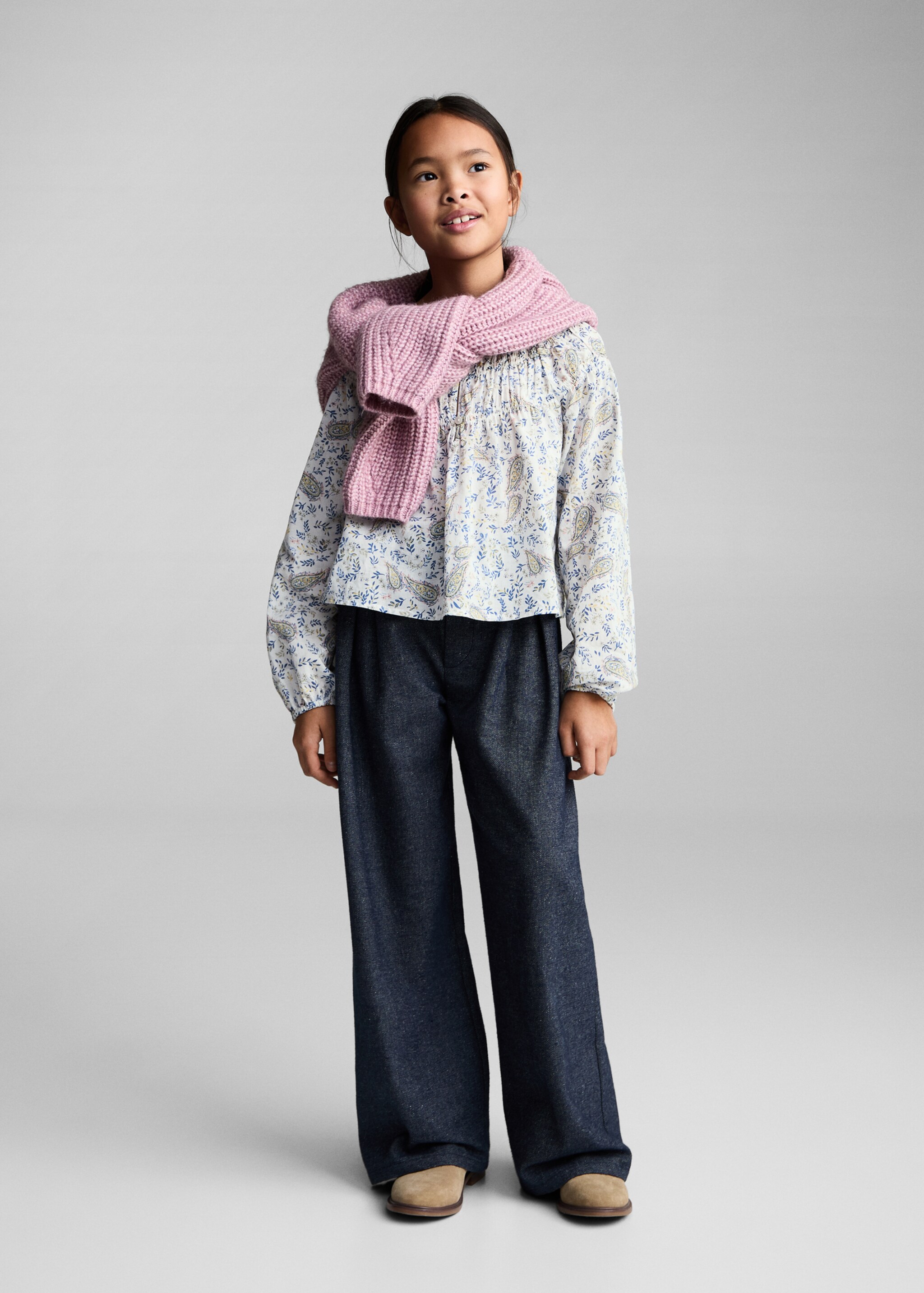Blouse en imprimé paisley - Plan général