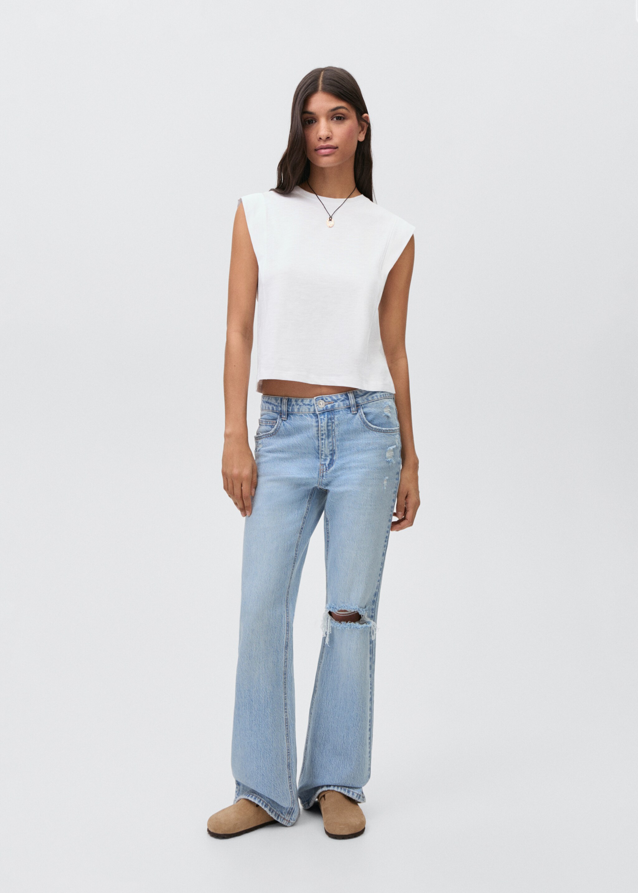 Pleated T-shirt - General plane
